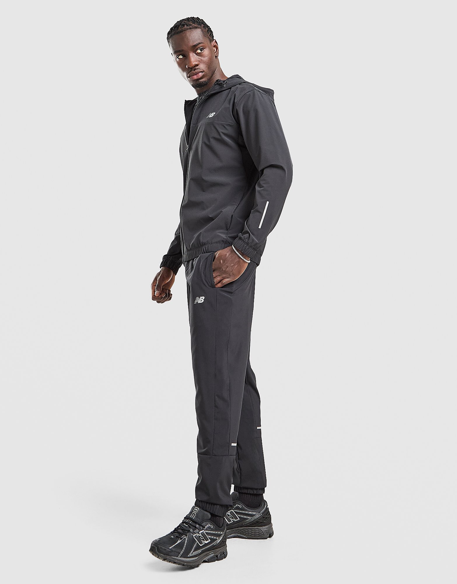 New Balance Sport Reflective Track Pants - Zwart- Heren, Zwart