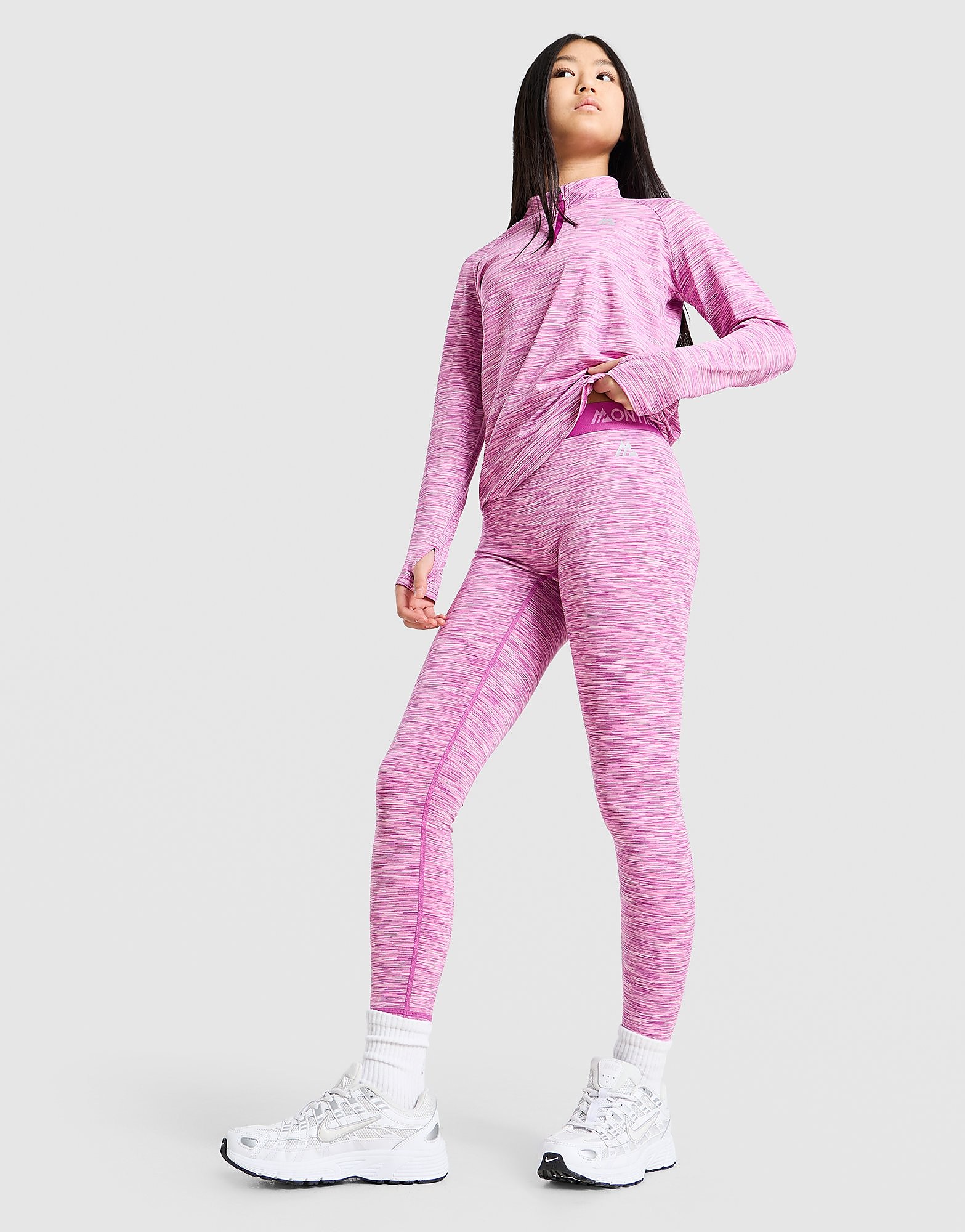 MONTIREX Girls' Trail Leggings Junior - Paars, Paars