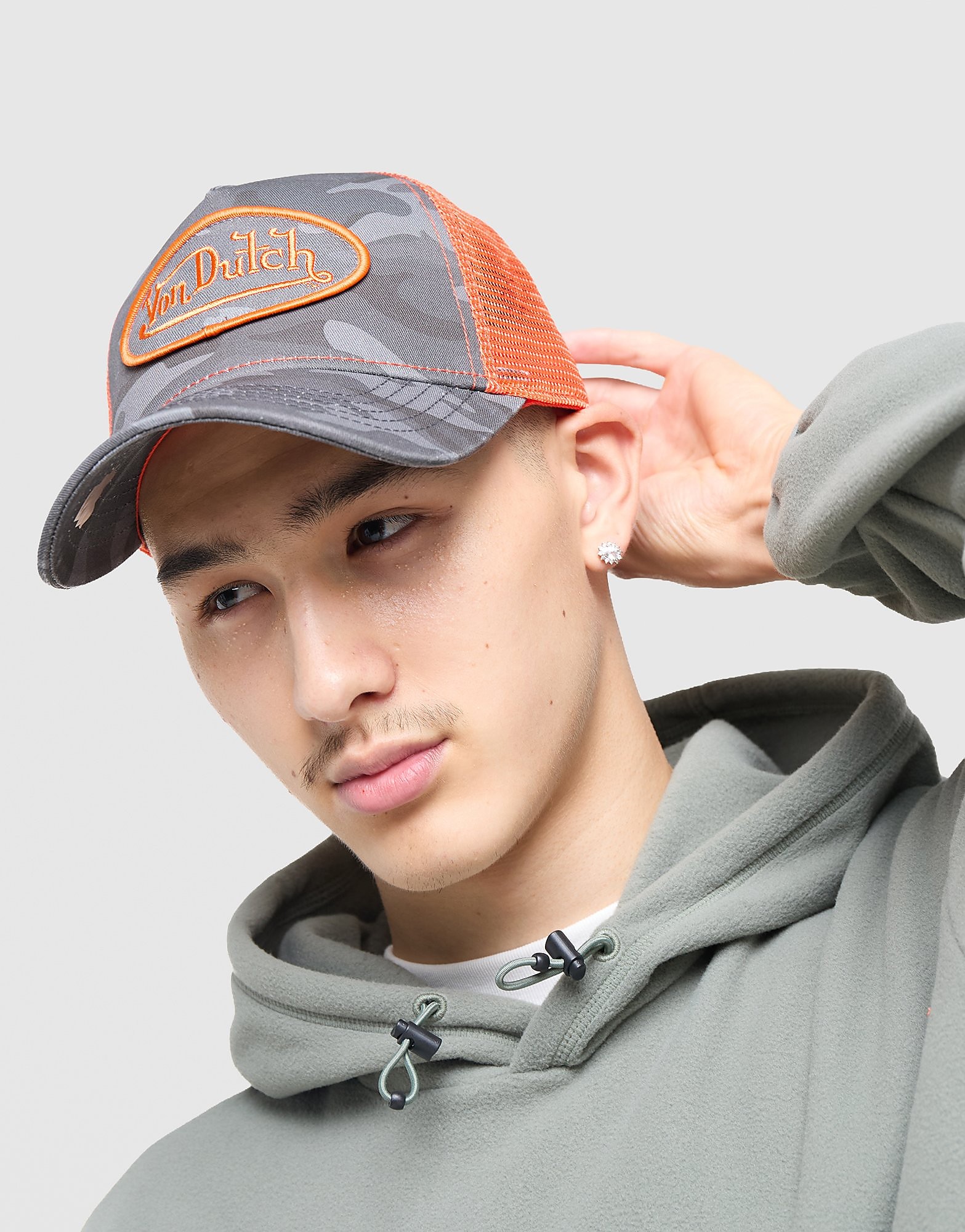 Von Dutch Trucker Cap - Grijs- Dames, Grijs