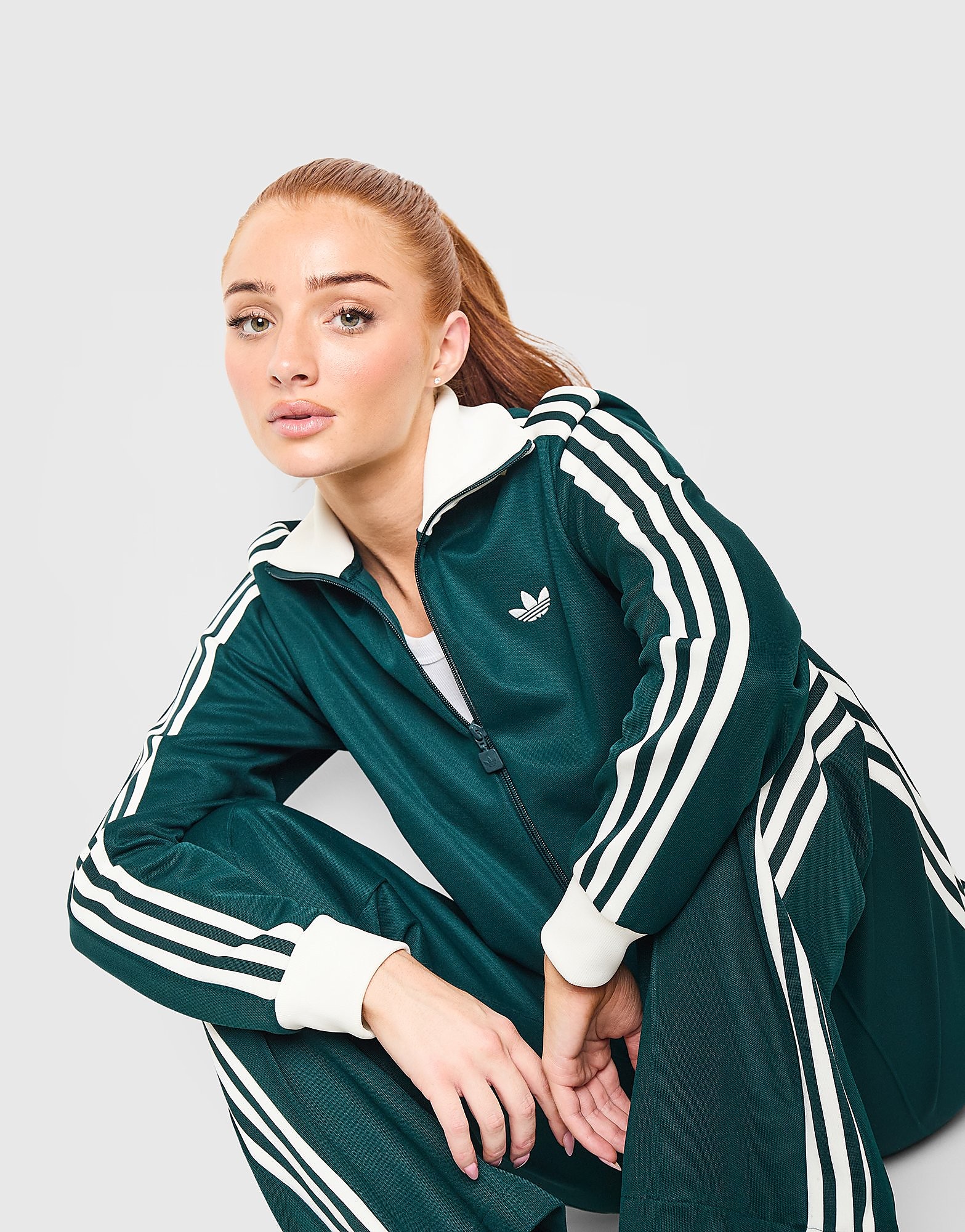 adidas Originals Classic Track Top - Groen- Dames, Groen