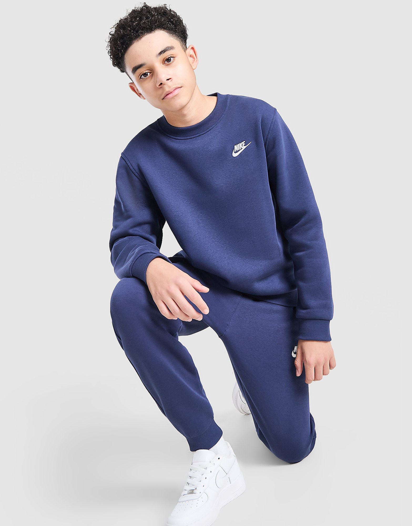 Nike Sweatshirt voor kids Sportswear Club Fleece Blauw
