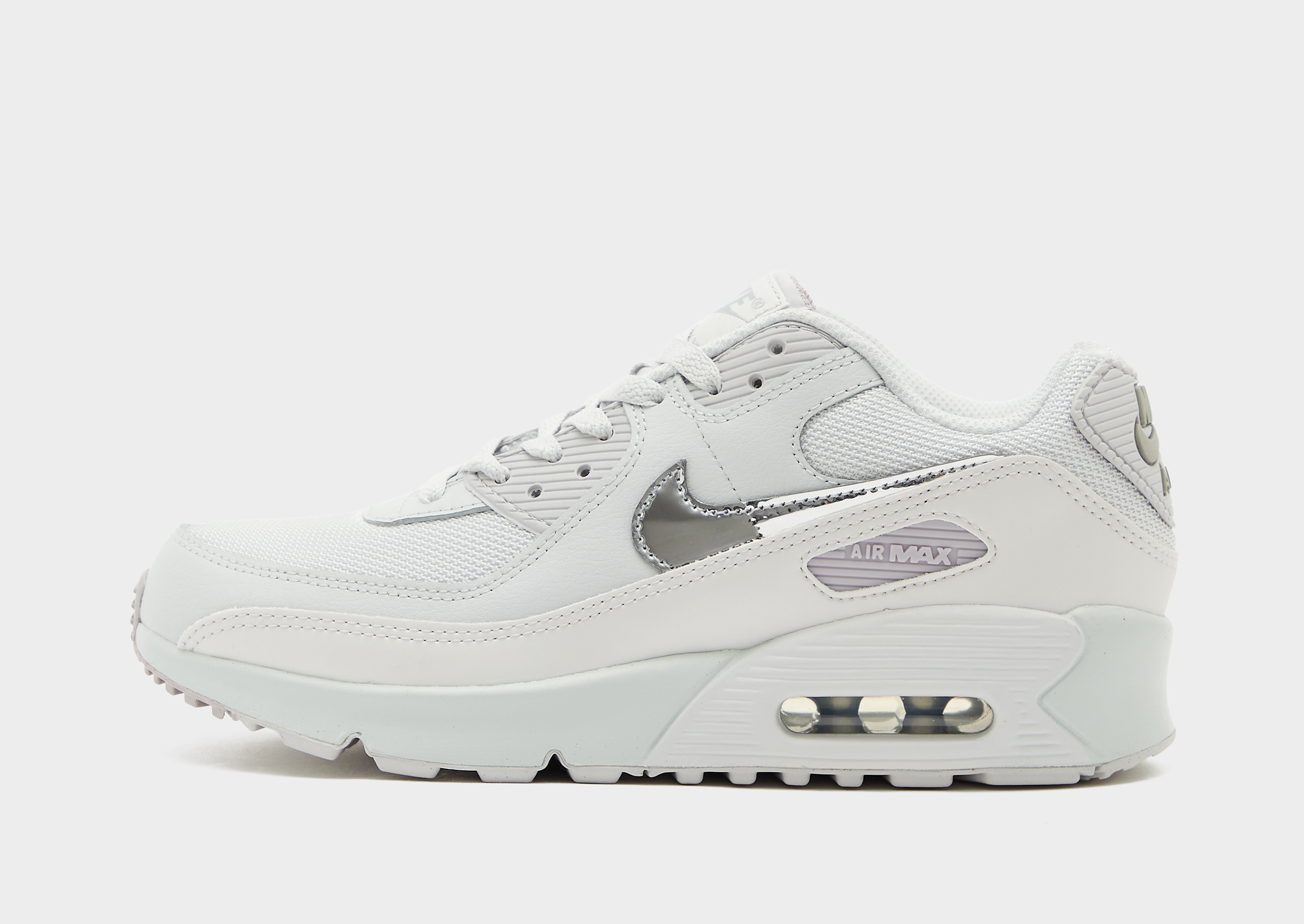 Nike Air Max 90 Shine Junior - Wit - Kind, Wit