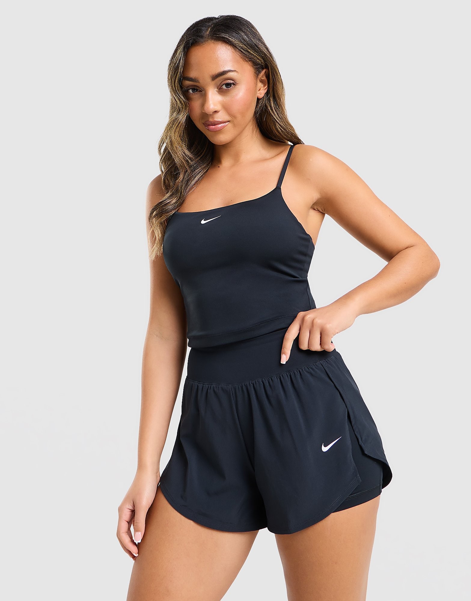 Nike Pro Sculpt Dri FIT High Waisted 2in1 3 Inch Shorts Femme - vue 2