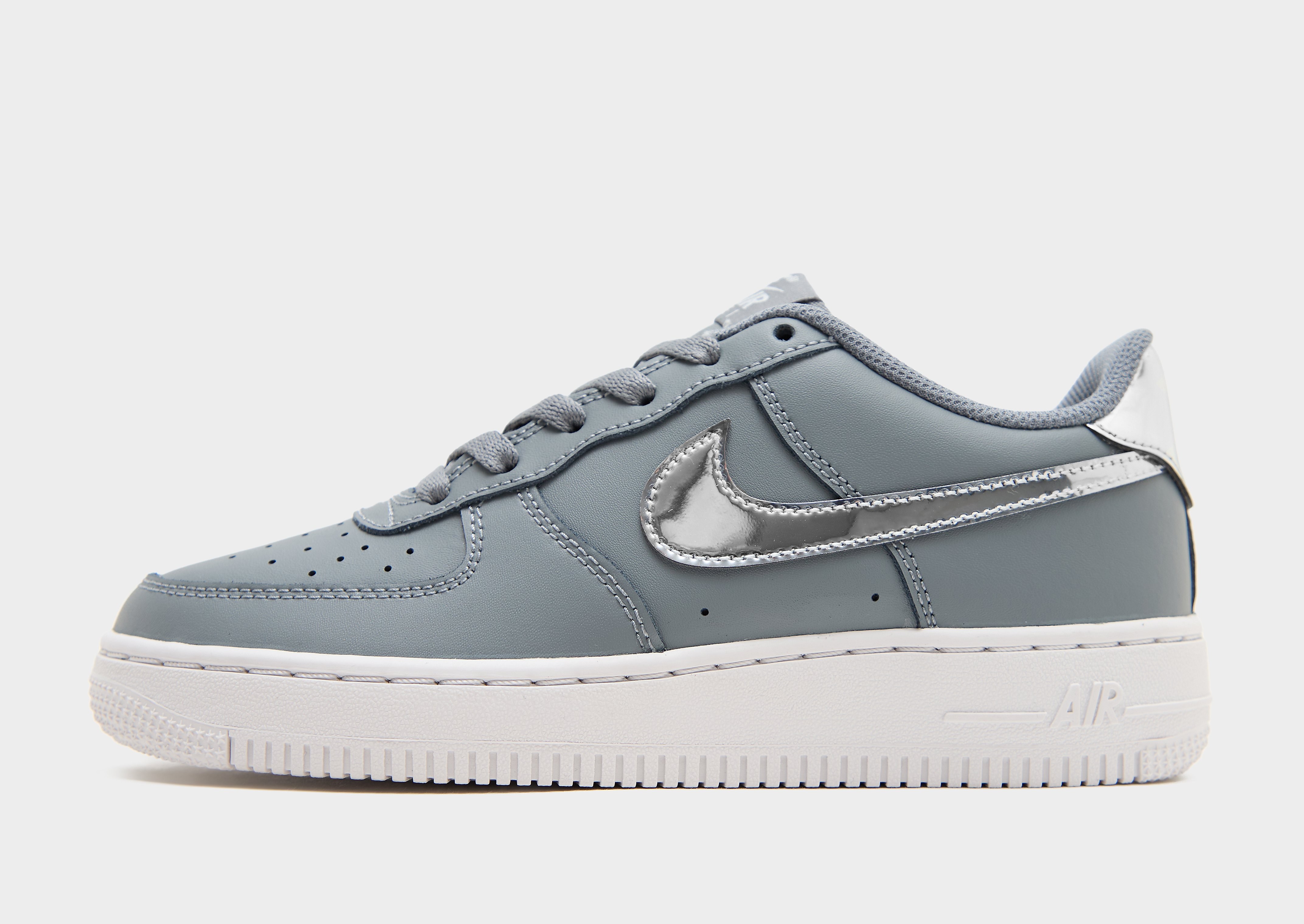Nike Air Force 1 Low Shine Junior - Grijs - Kind, Grijs