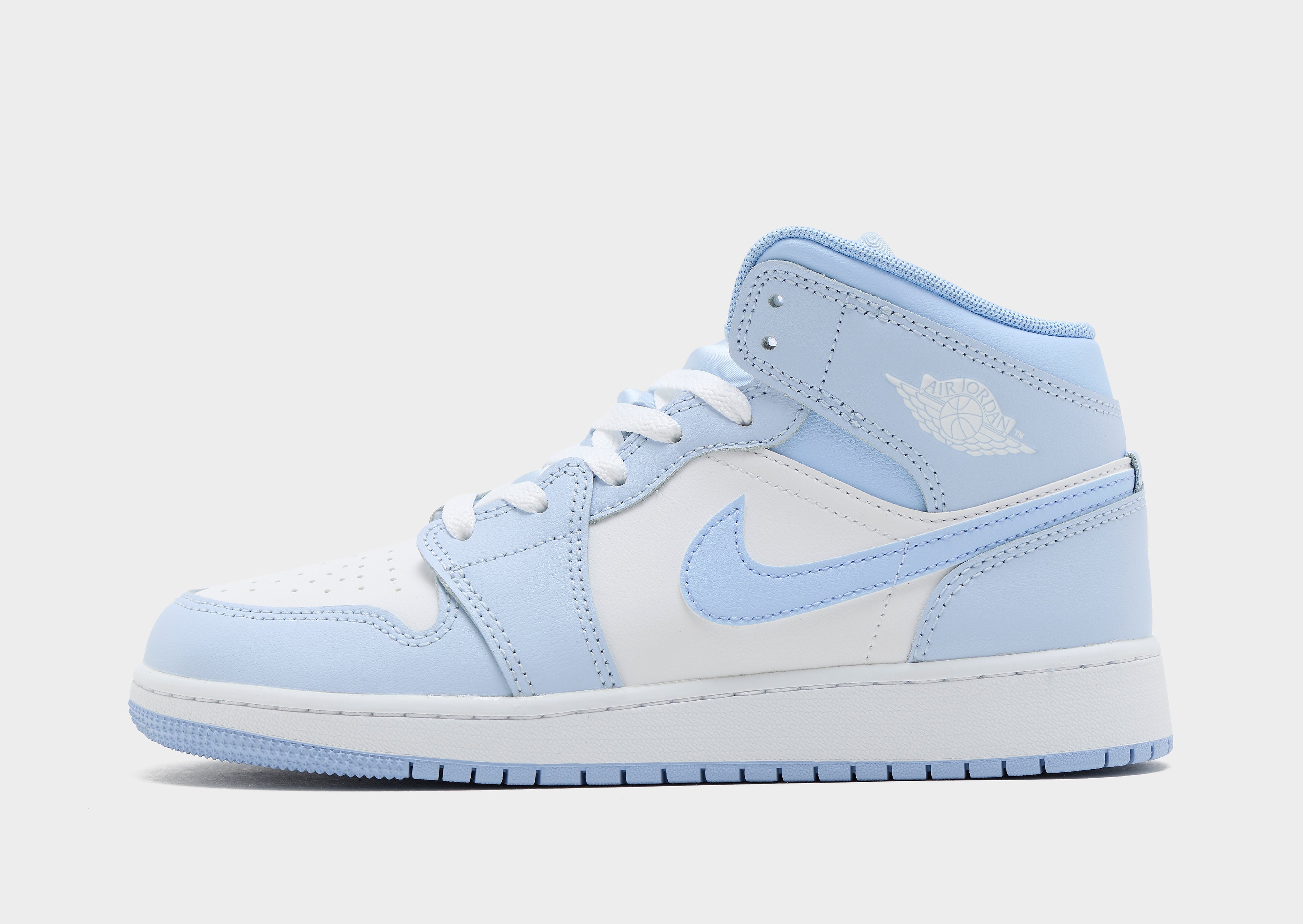 Jordan Air 1 Mid Junior - Blu, blu