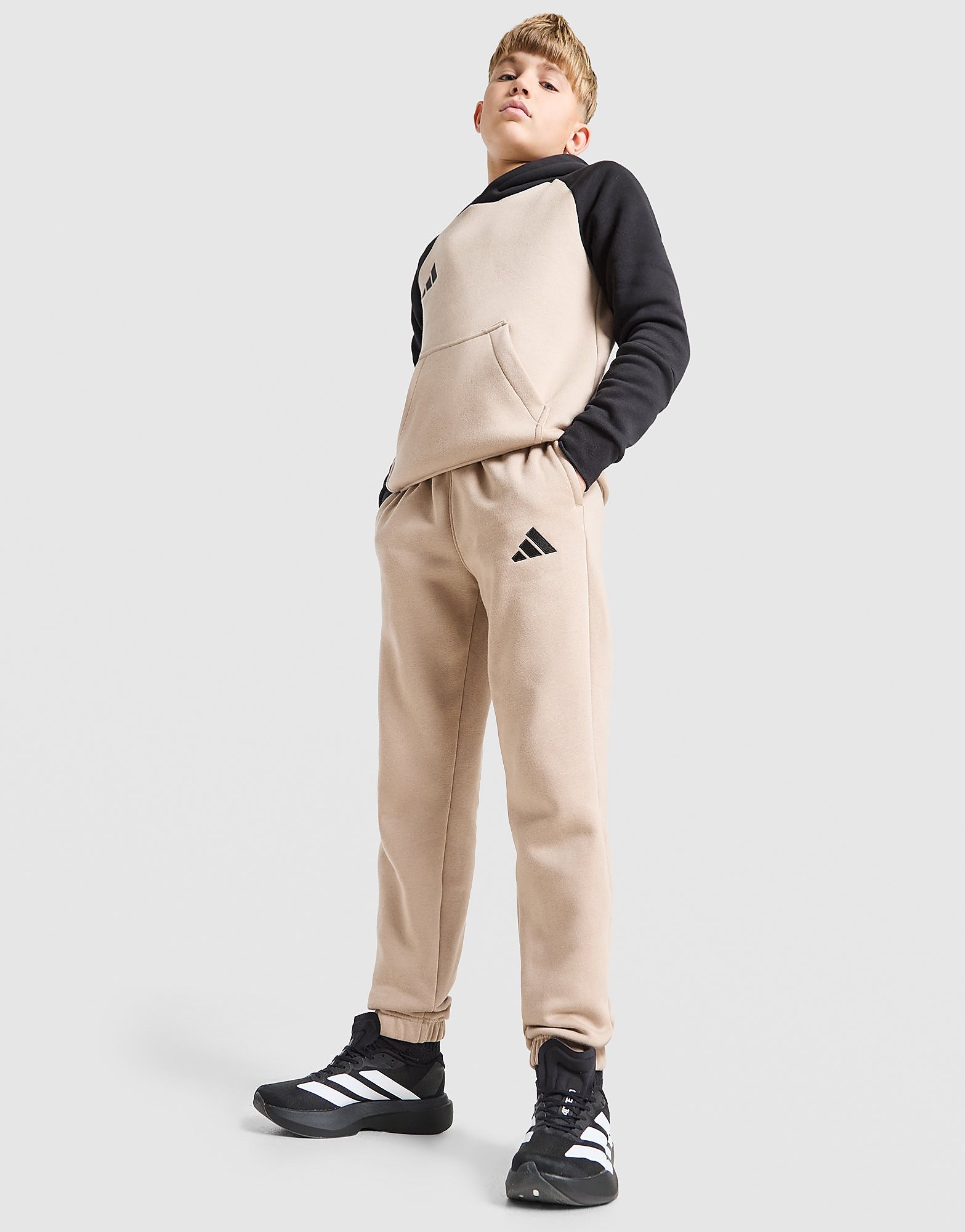 adidas Raglan Joggers Junior - Beige - Kind, Beige