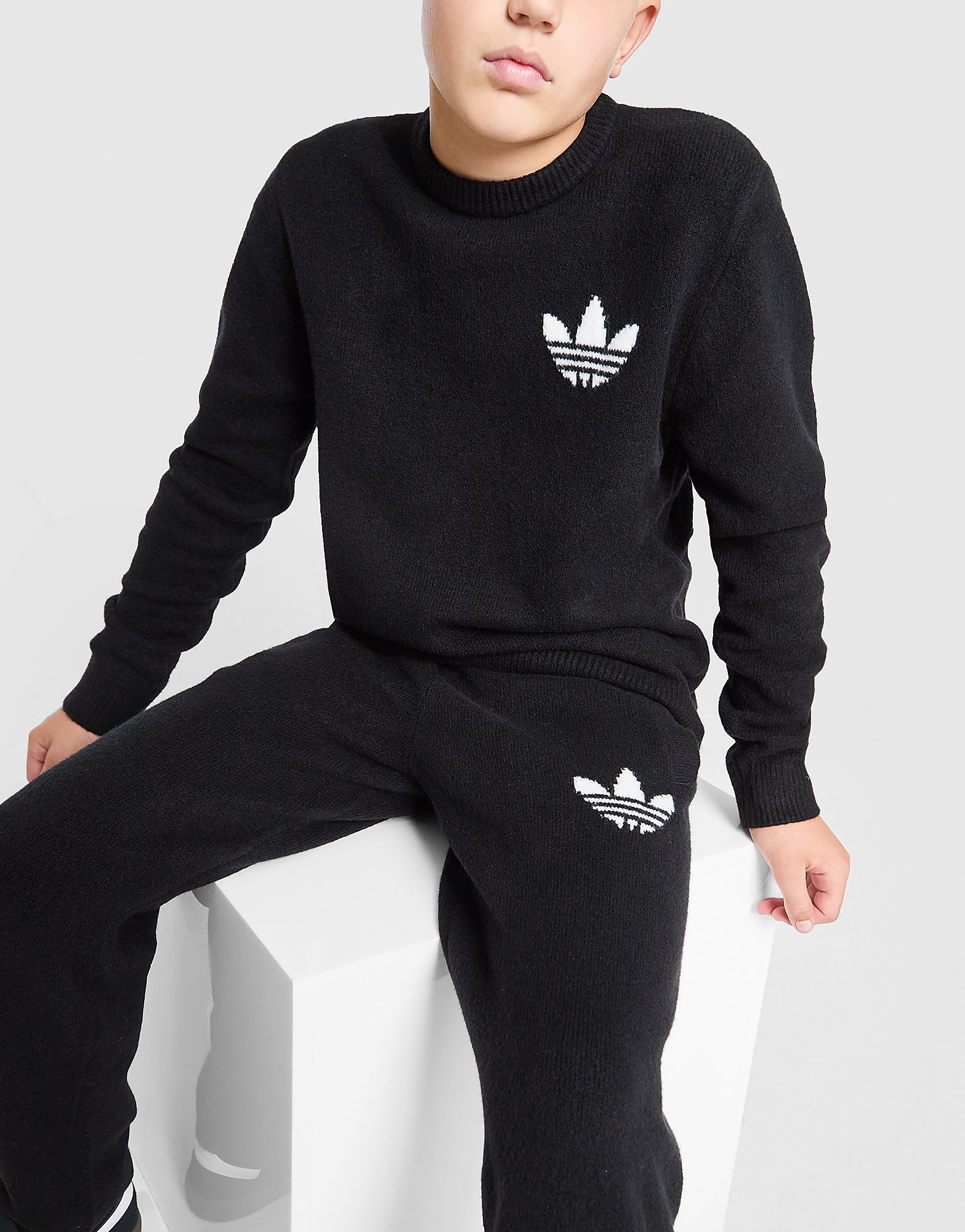 Adidas Originals Knit Joggers Junior Zwart Kind Zwart