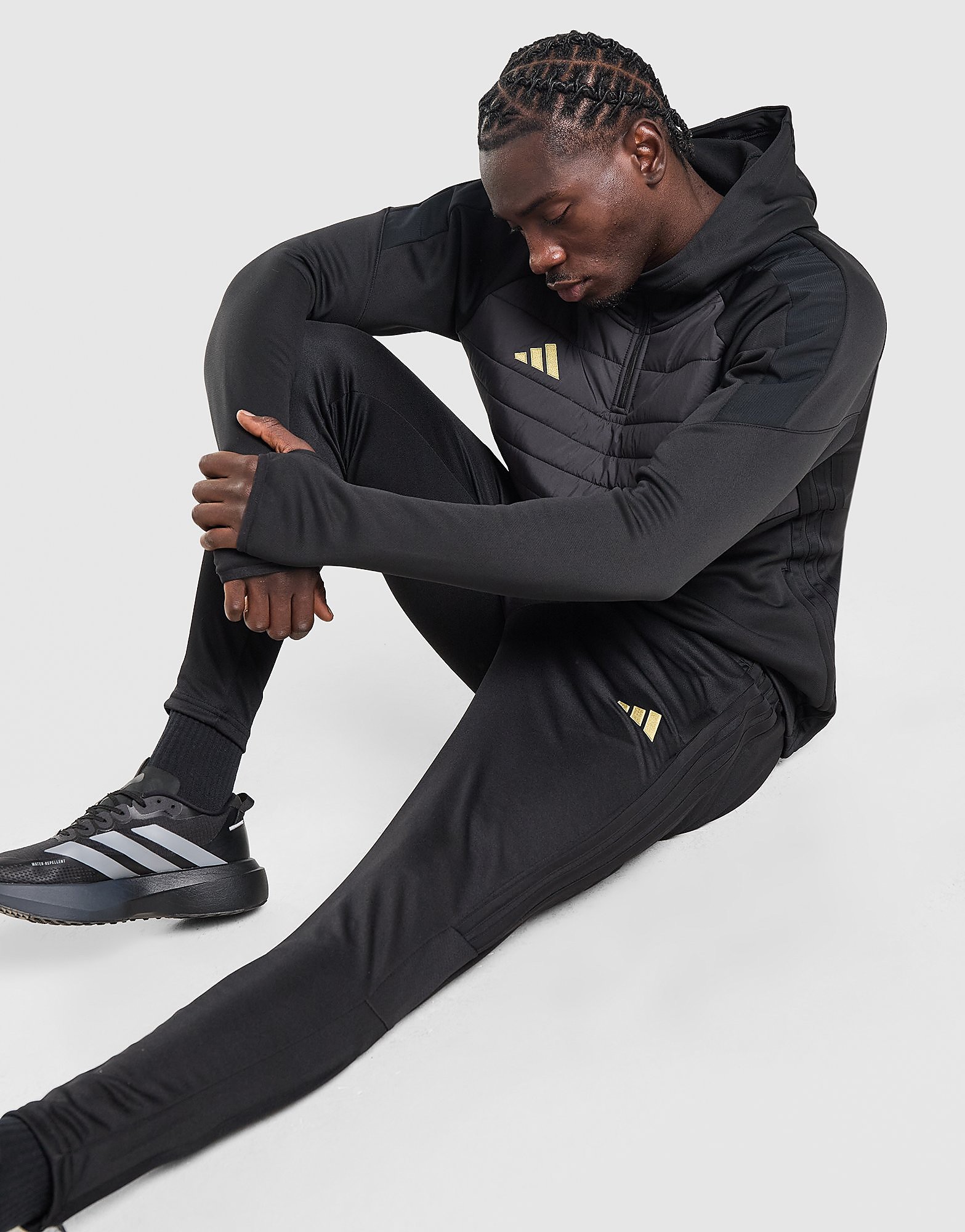 Adidas Mens Tiro Winter Track Pants - Nero, nero