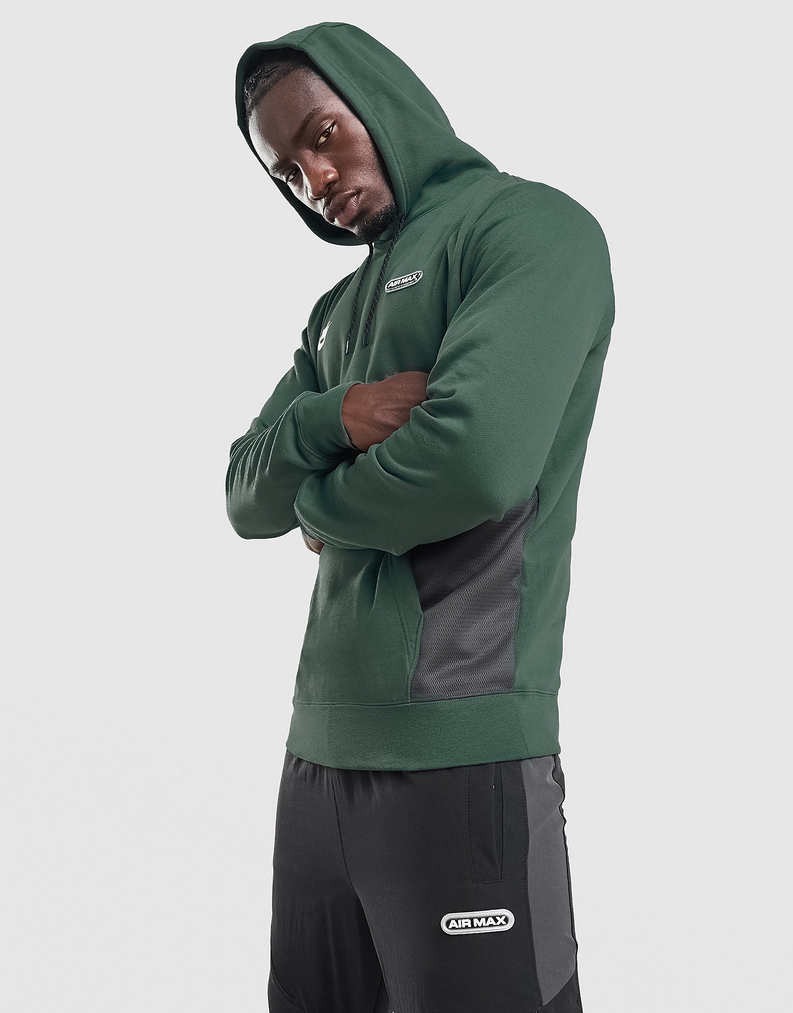 Nike Air Max Fleece Hoodie - Groen- Heren, Groen