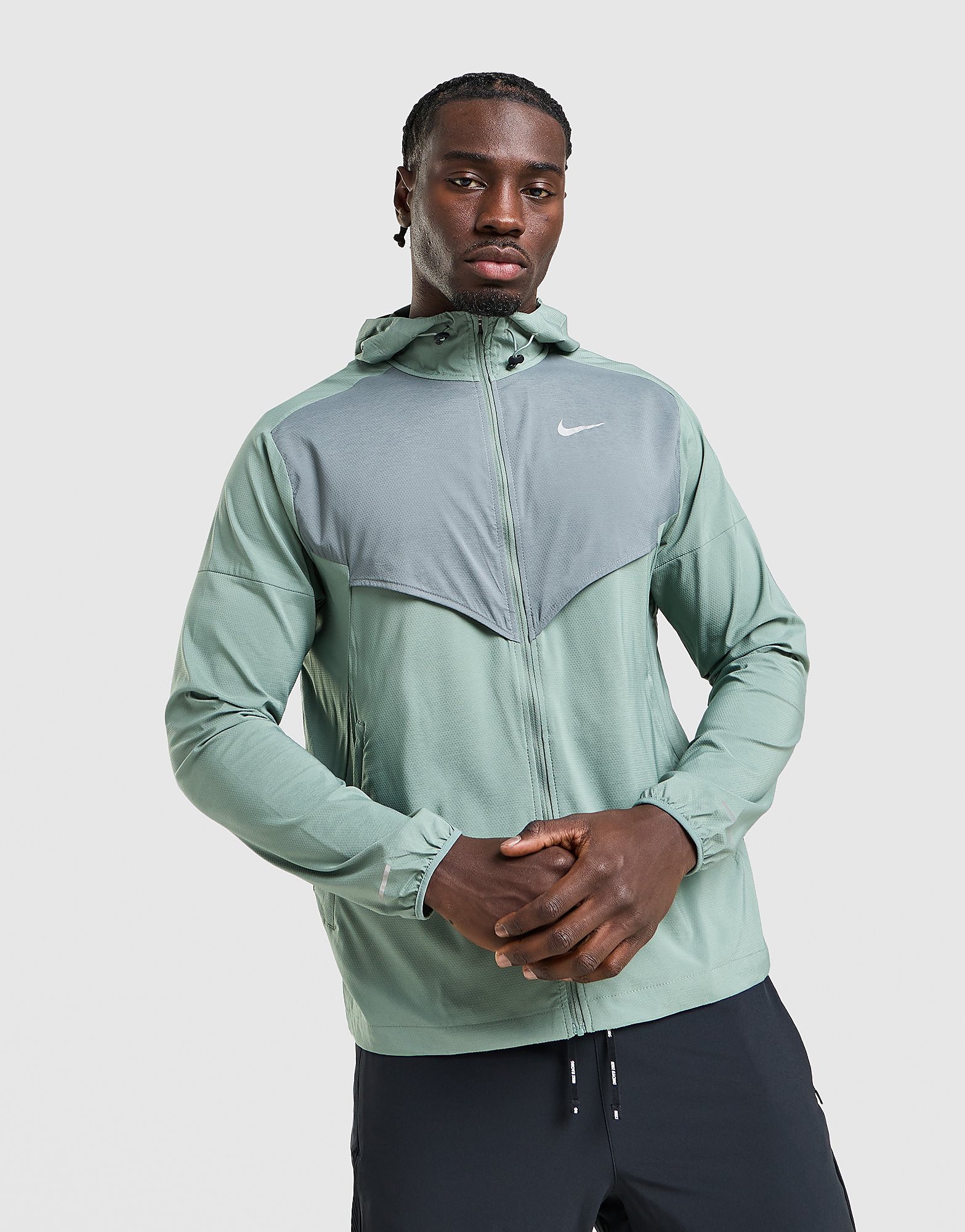 Nike Hardloopjack voor heren Impossibly Light Windrunner - Groen- Heren, Groen