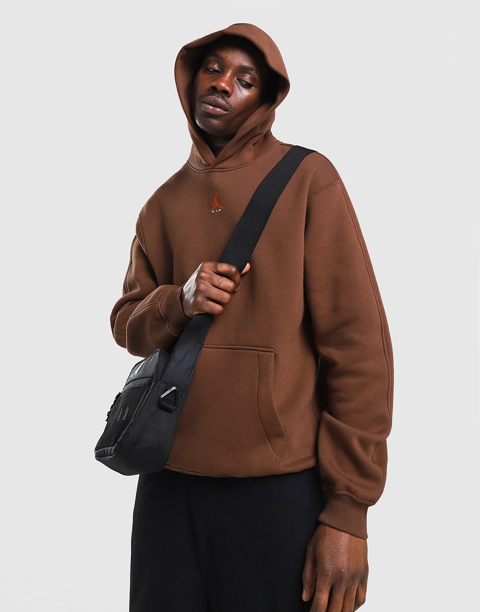 Jordan Herenhoodie Jordan Brooklyn - Bruin- Heren, Bruin