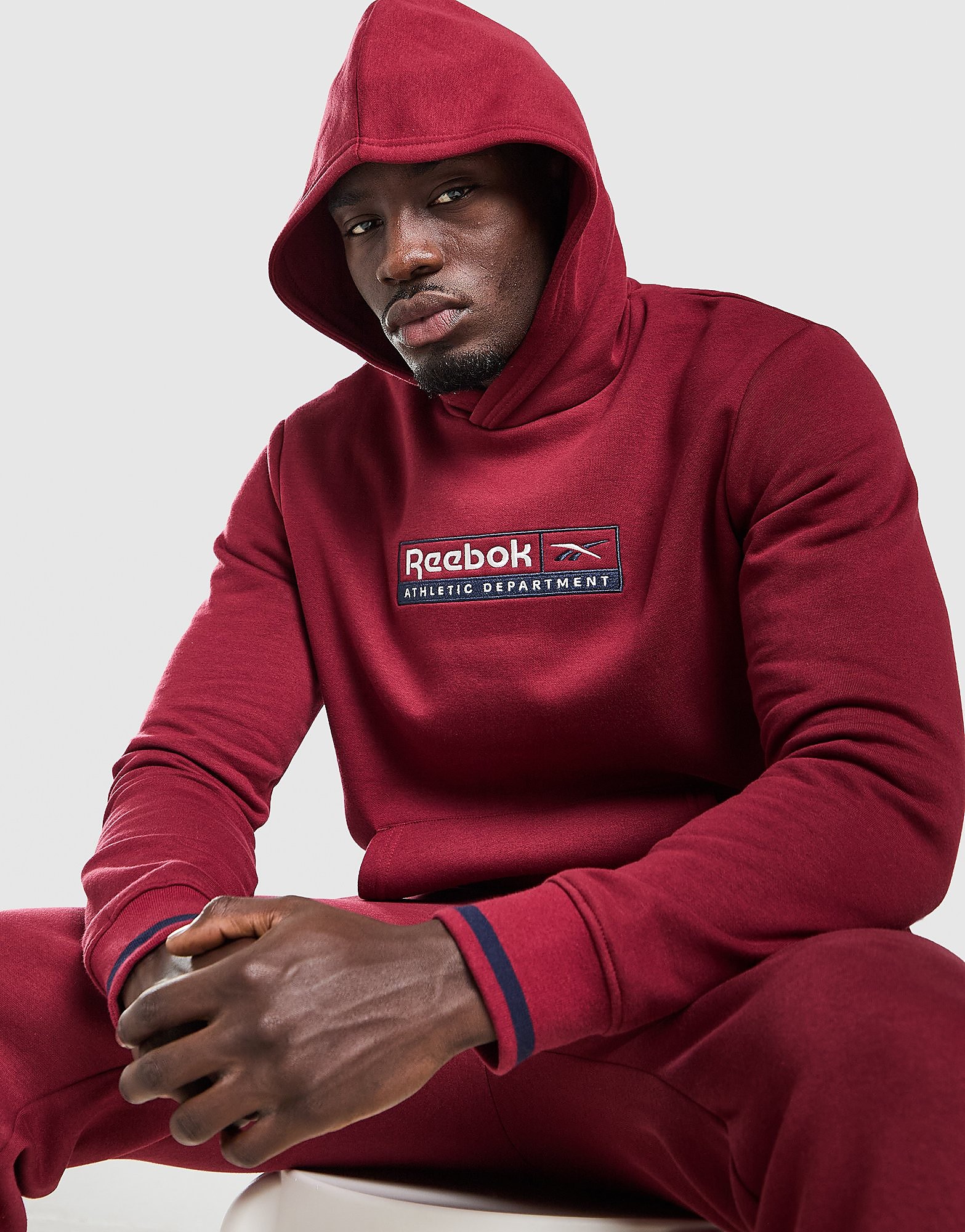 Reebok Athletic Hoodie - Rood- Heren, Rood