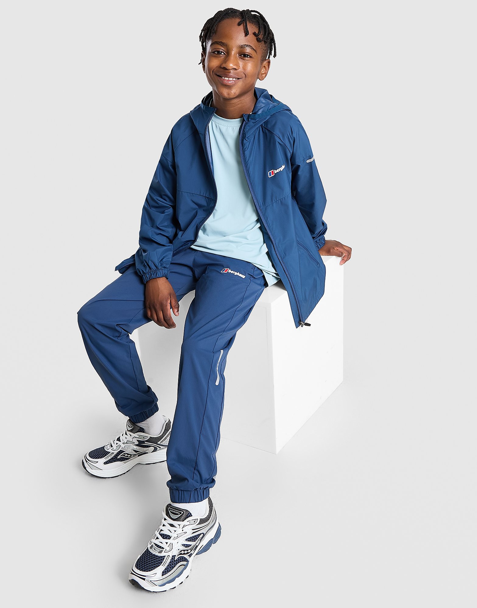 Berghaus Woven 3-Piece Tracksuit Junior - Nvy-Hnvy - Kind, Nvy-Hnvy