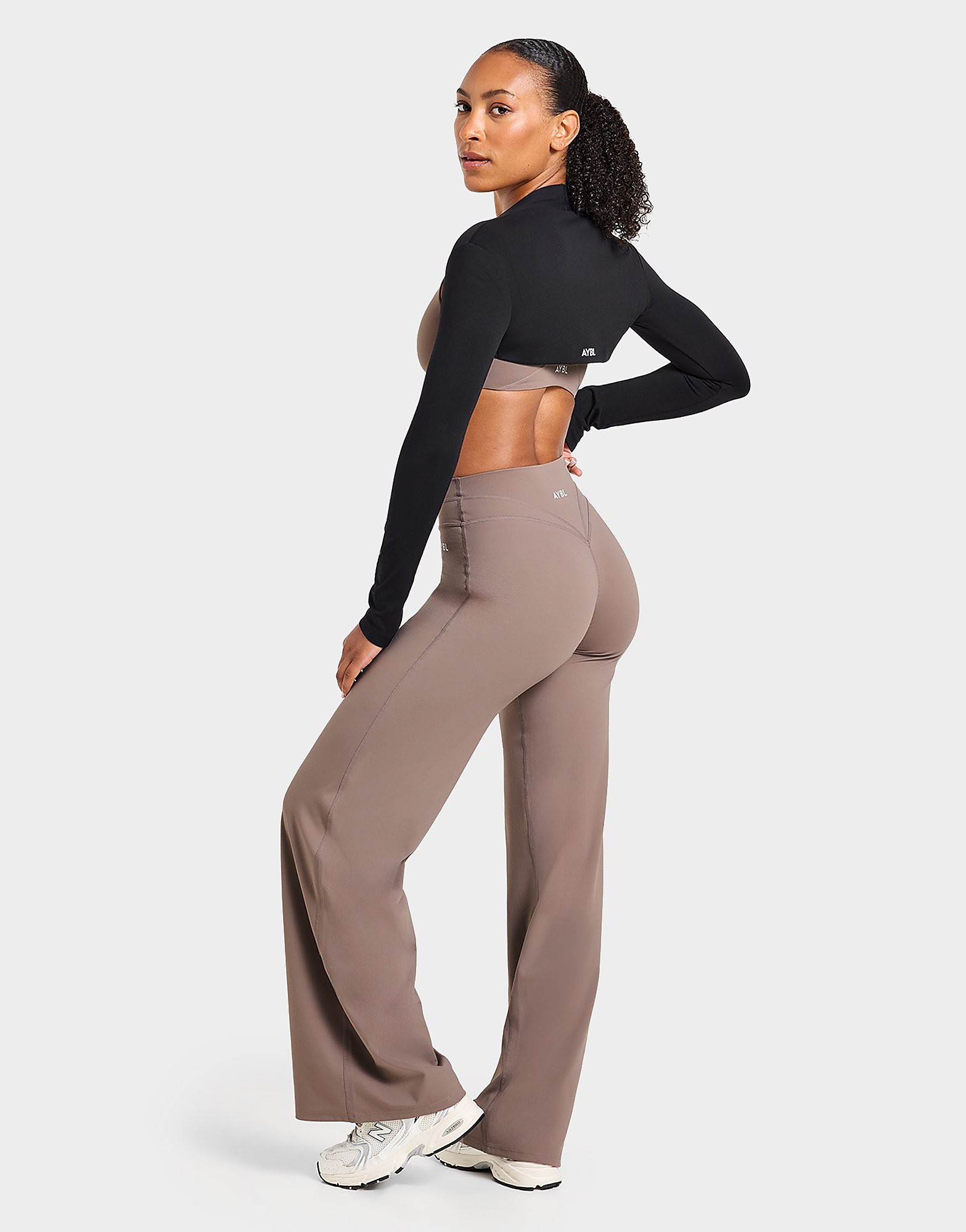 AYBL Engage Straight Leggings - Beige- Dames, Beige