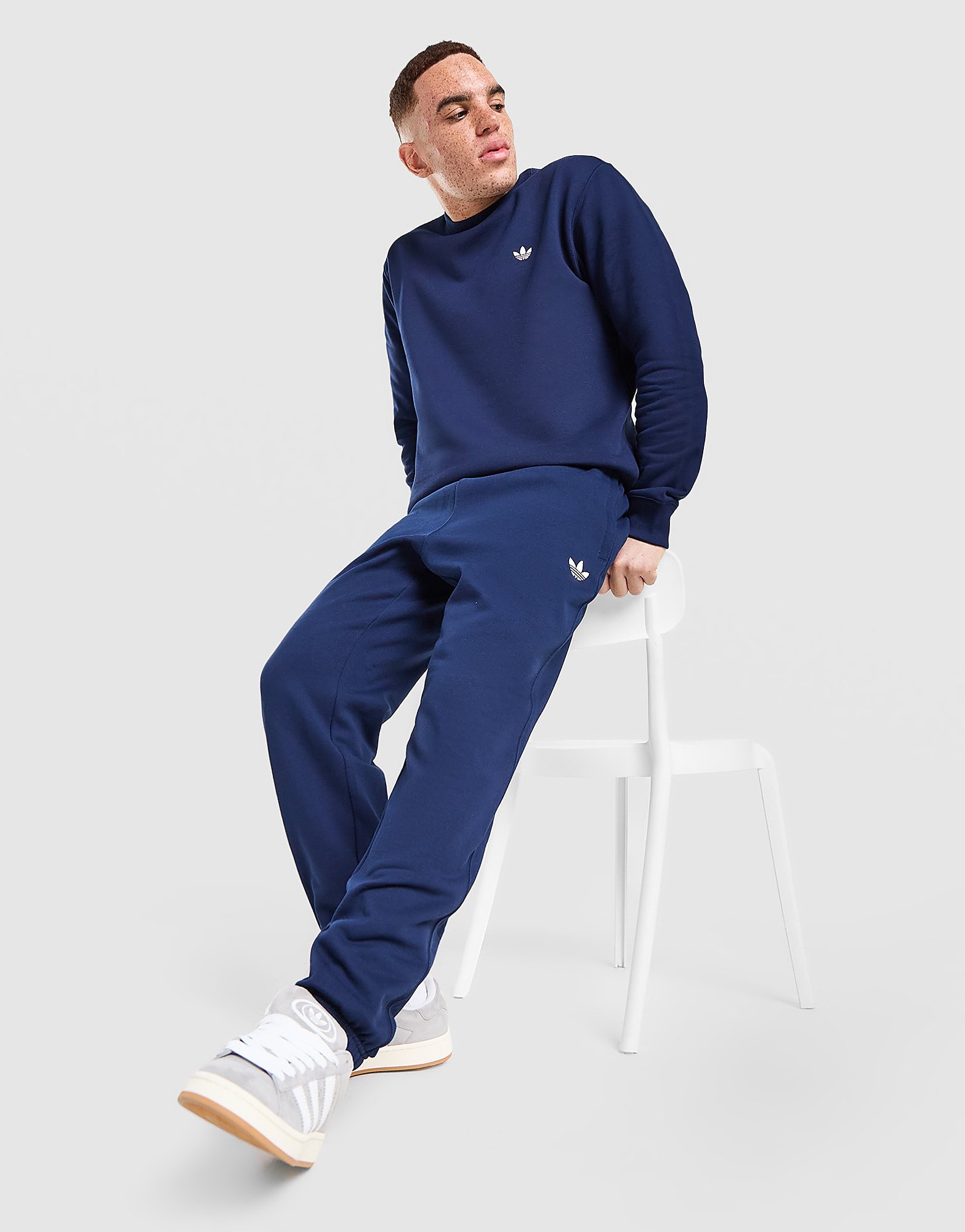 adidas Originals Trefoil Joggers - Blauw- Heren, Blauw M