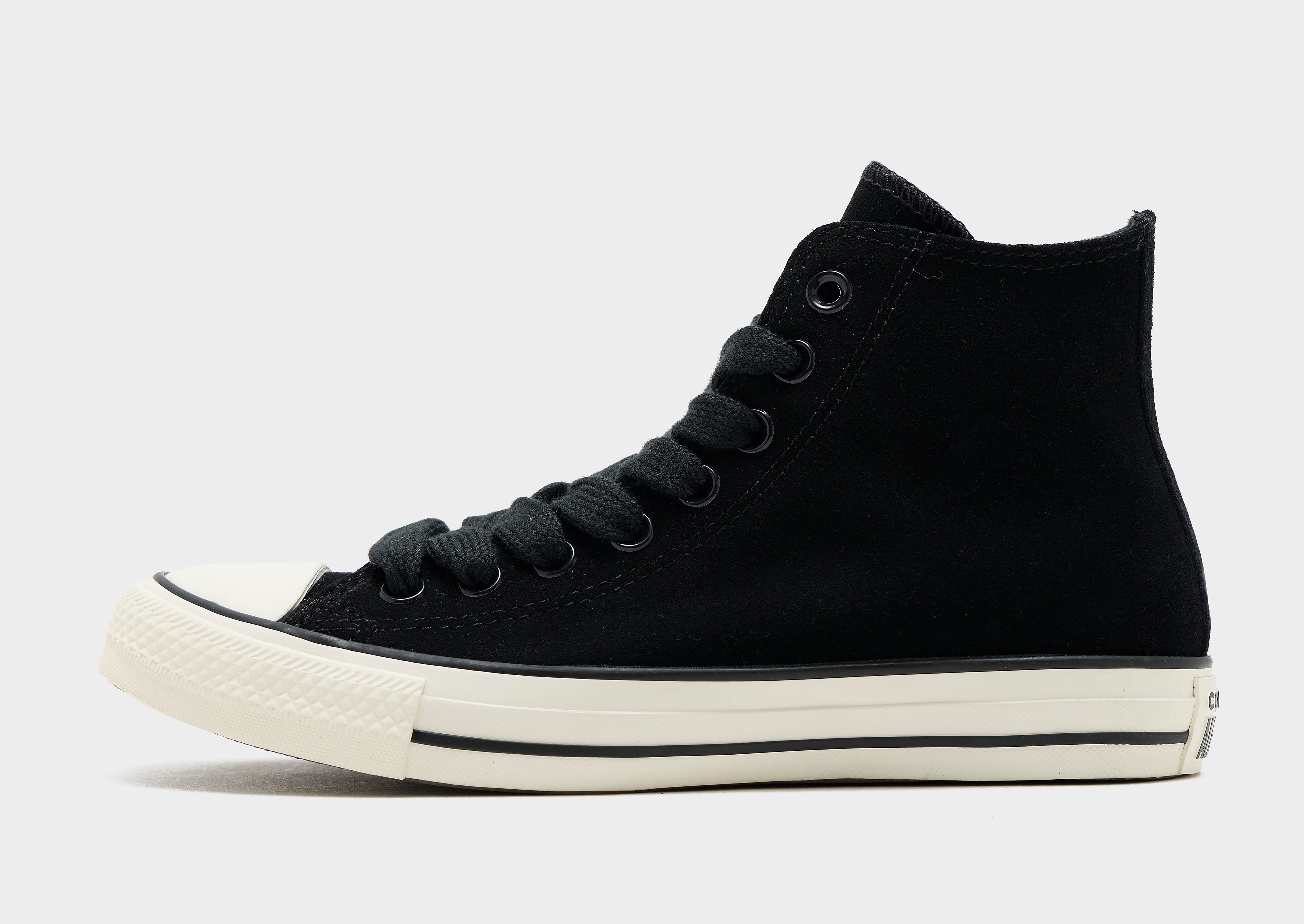 Converse All Star High Suede Dames - Zwart- Dames, Zwart