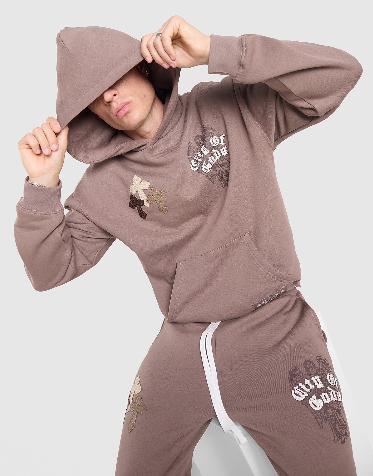 Lorenzo Empire Hoodie - Bruin- Heren, Bruin XS
