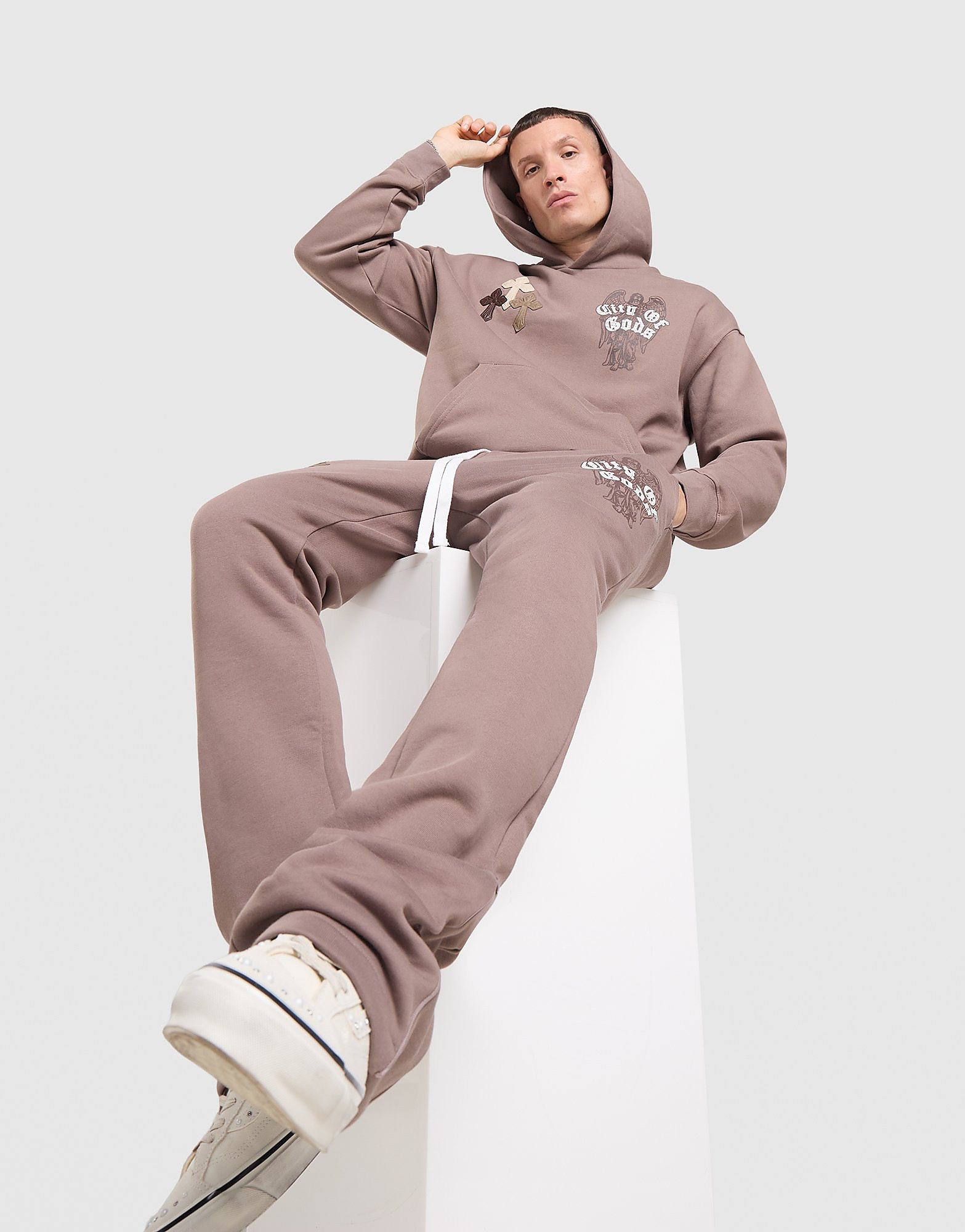 Lorenzo Empire Joggers - Bruin- Heren, Bruin XS