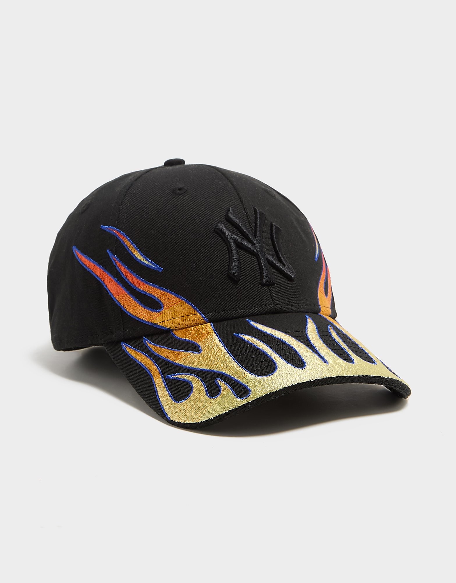 New Era MLB New York Yankees 9FORTY Flame Cap - Zwart- Dames, Zwart