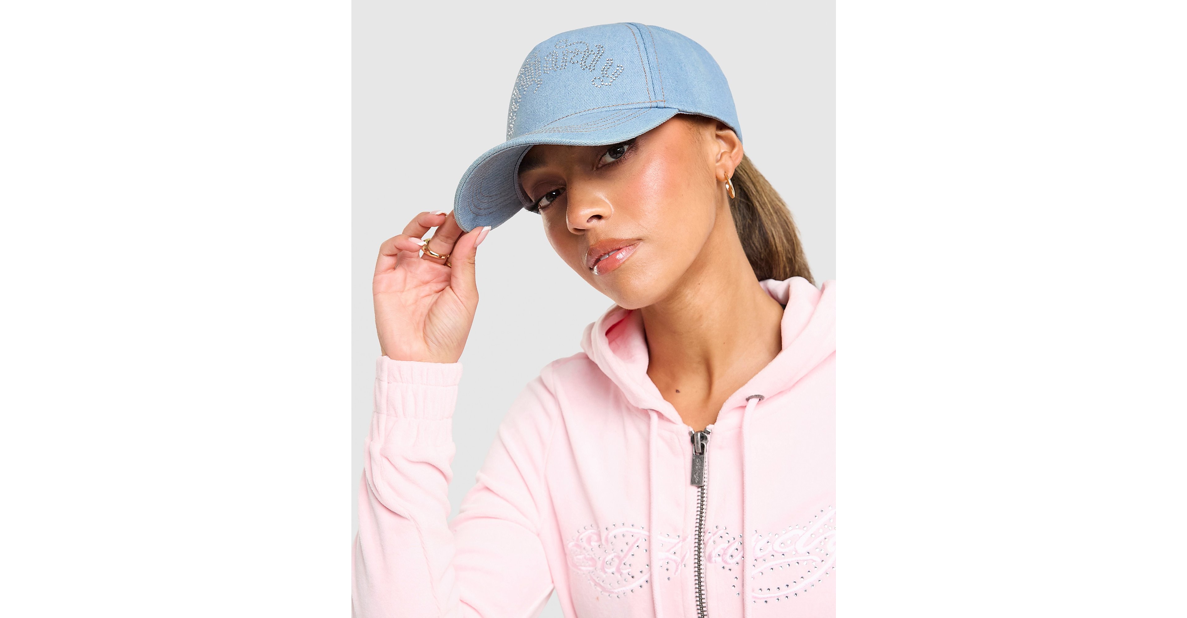 Diamante Gothic Trucker Cap