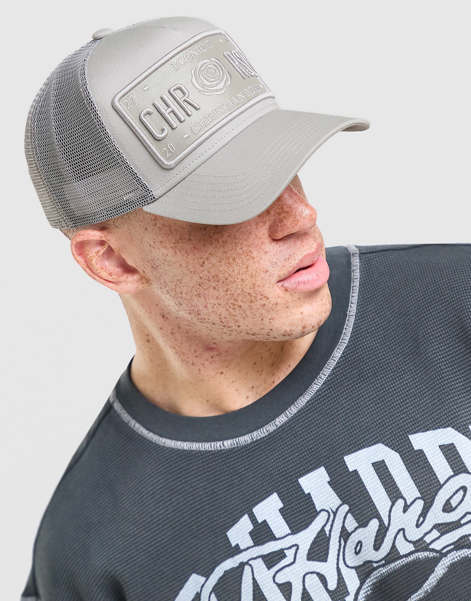 Iconic Trucker Cap - Damen, Grau