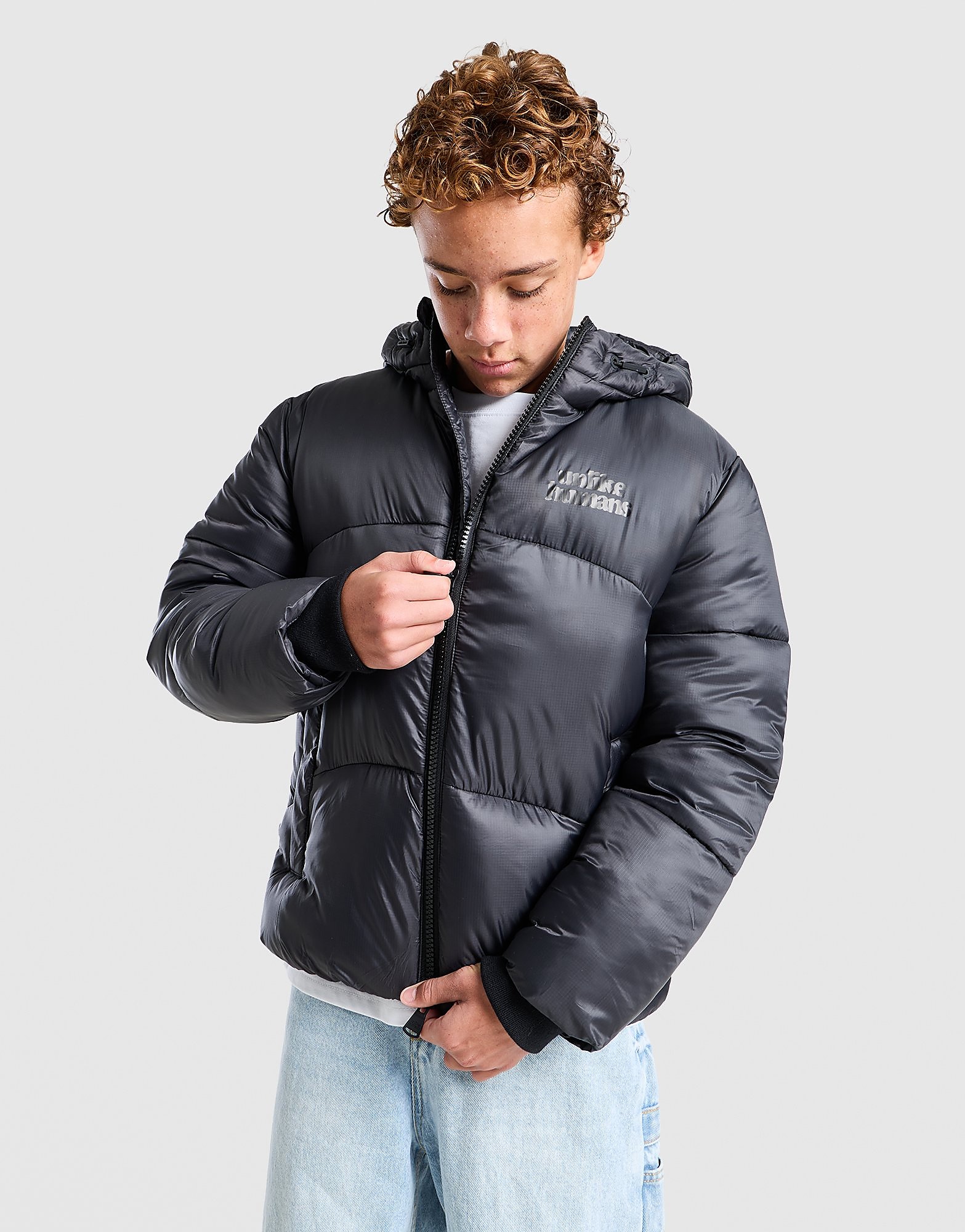 Unlike Hu s Dawn Jacket Junior Zwart Kind Zwart