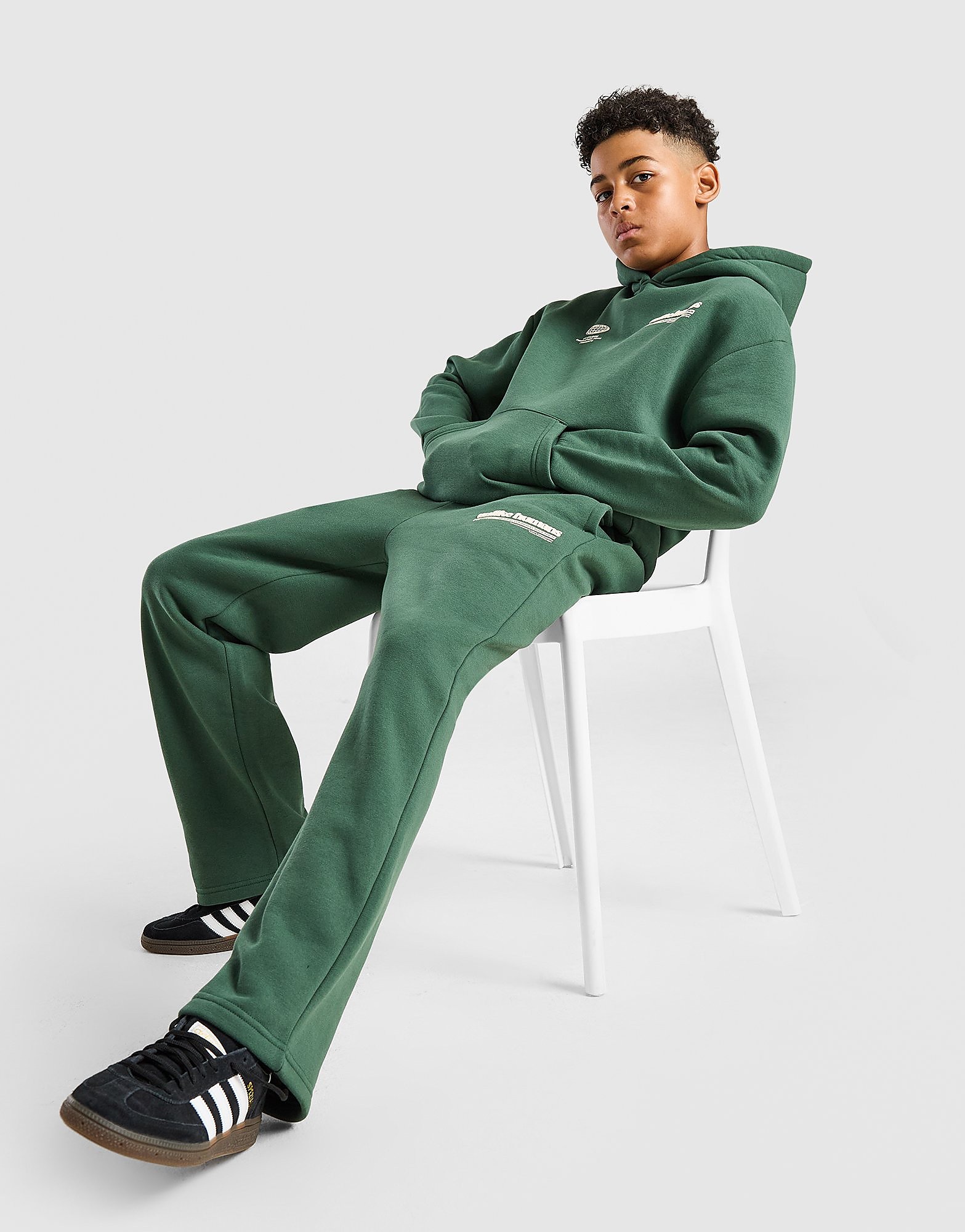 Unlike Humans Highgrade Track Pants Junior - Groen - Kind, Groen 8-9Y