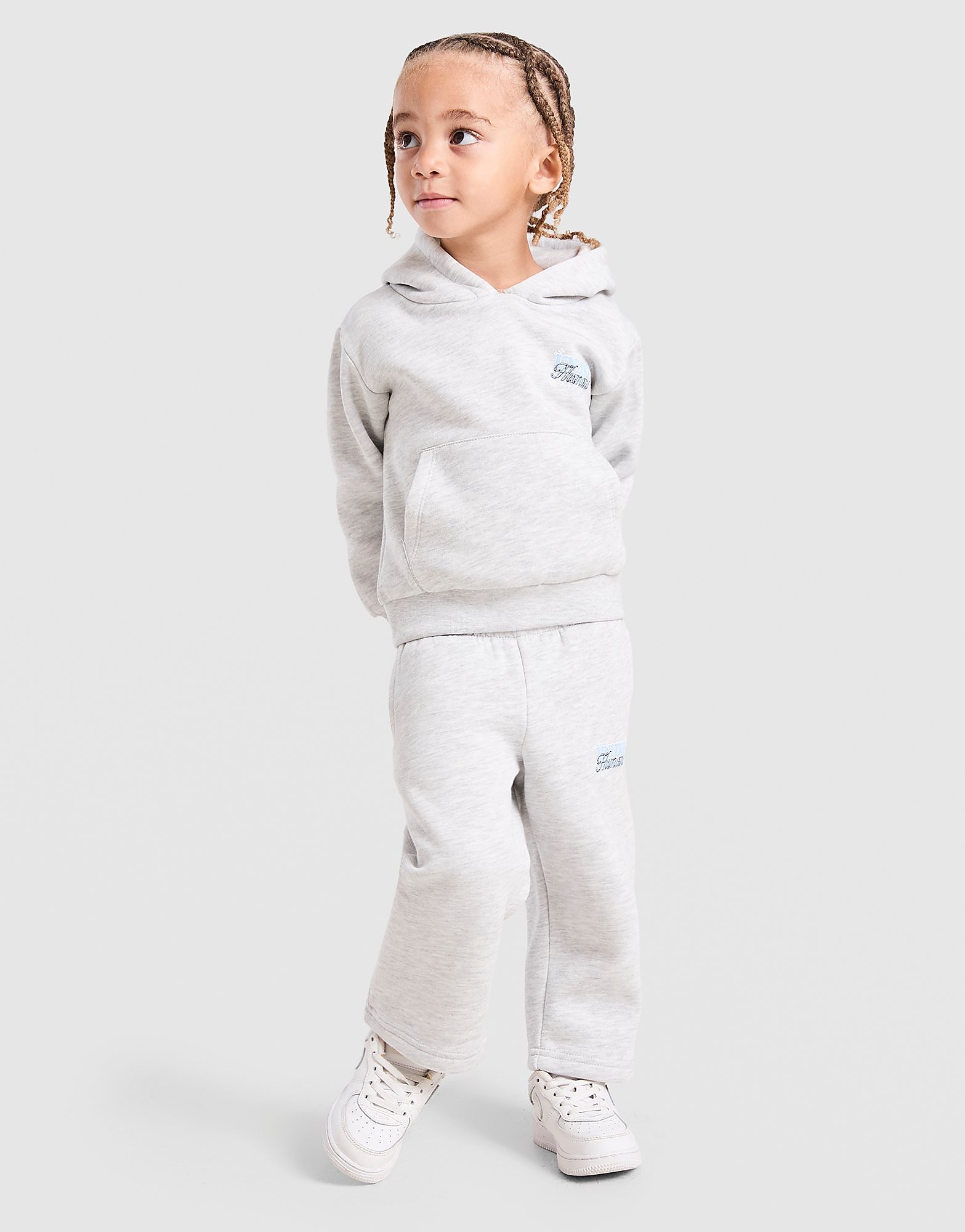 Unlike Humans Service Hooded Tracksuit Infant - Grijs - Kind, Grijs 12-18M