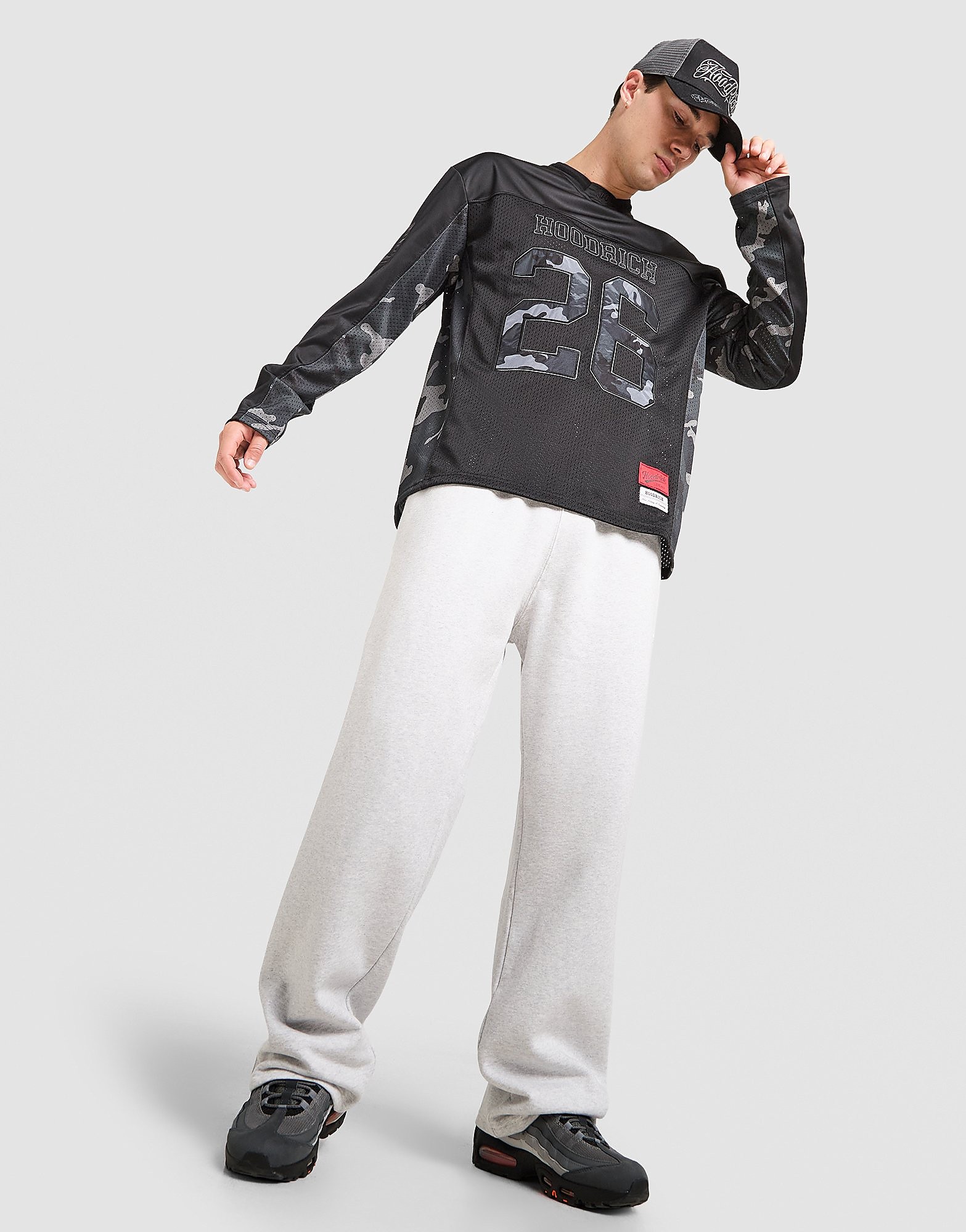 Hoodrich Long Sleeve Jersey - Zwart- Heren, Zwart
