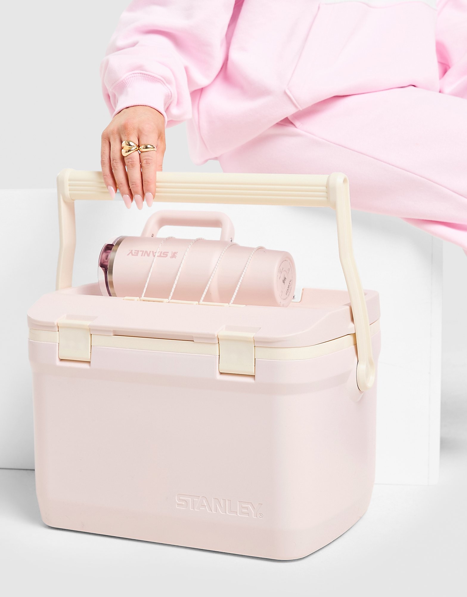 Stanley 1913 Easy-Carry 15.1L Outdoor Cooler - Roze- Dames, Roze 15.1L