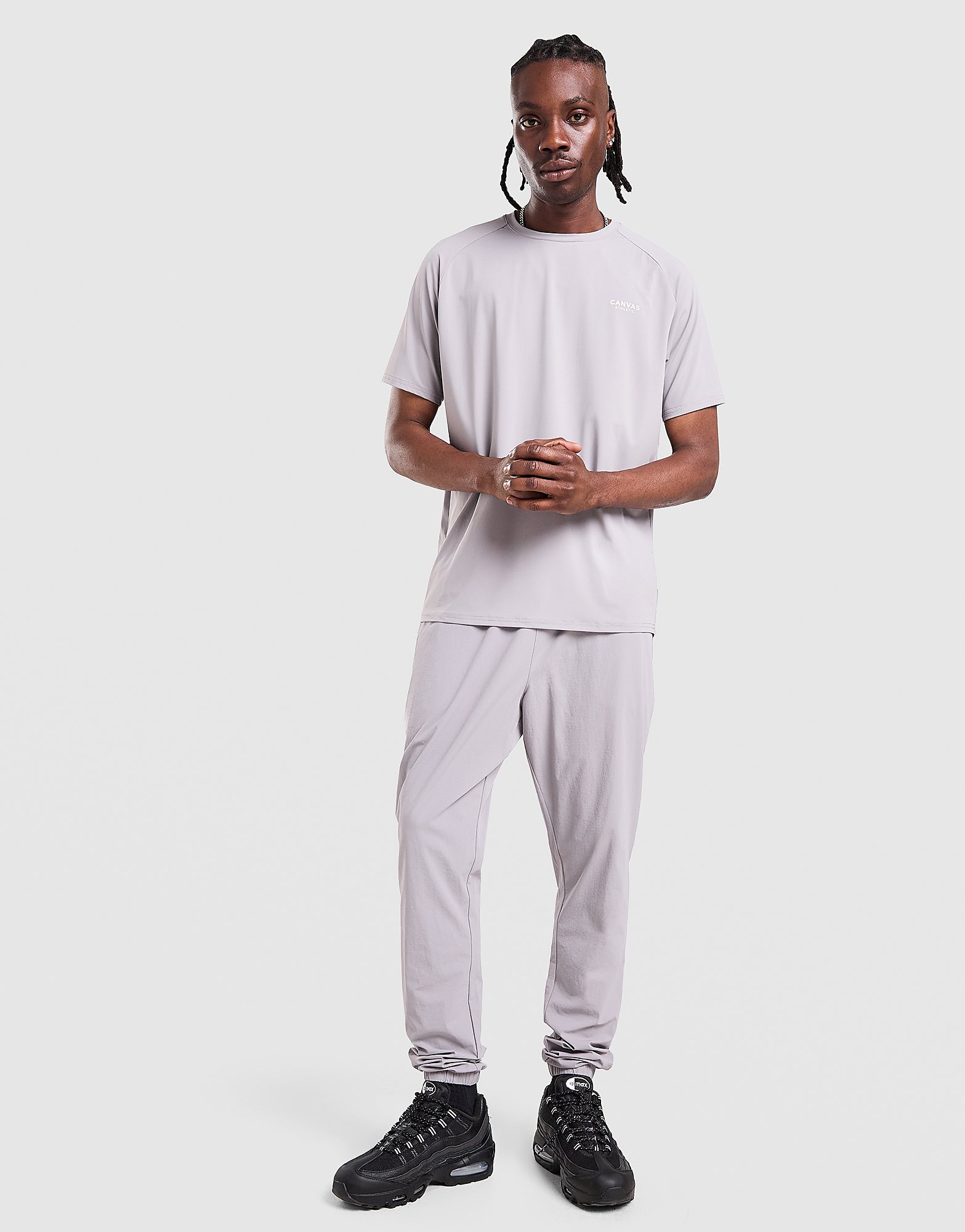 Canvas Athletic Core Tech T-Shirt - Grijs- Heren, Grijs