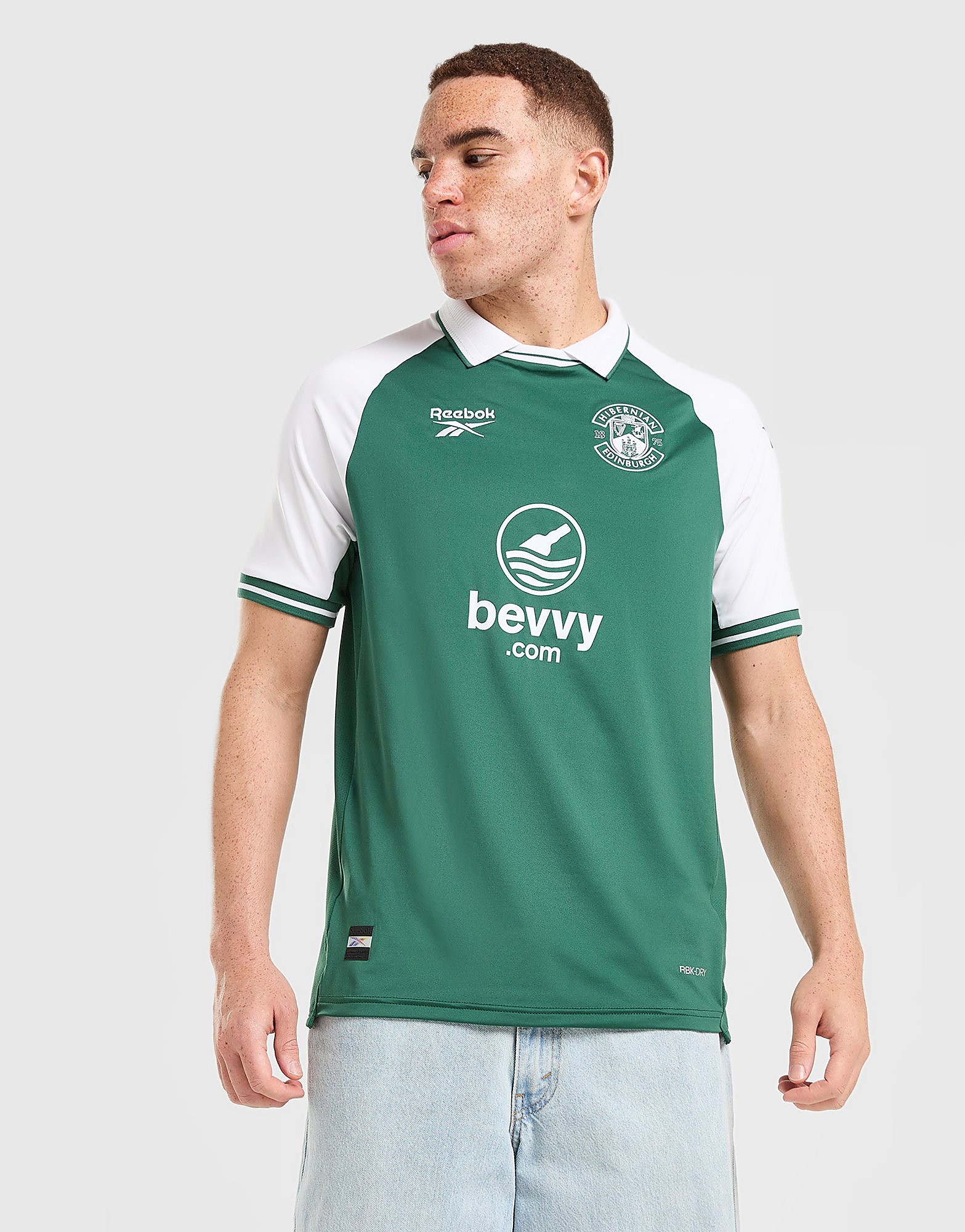 Reebok Hibernian FC 2026/27 Home Shirt - Groen- Heren, Groen S