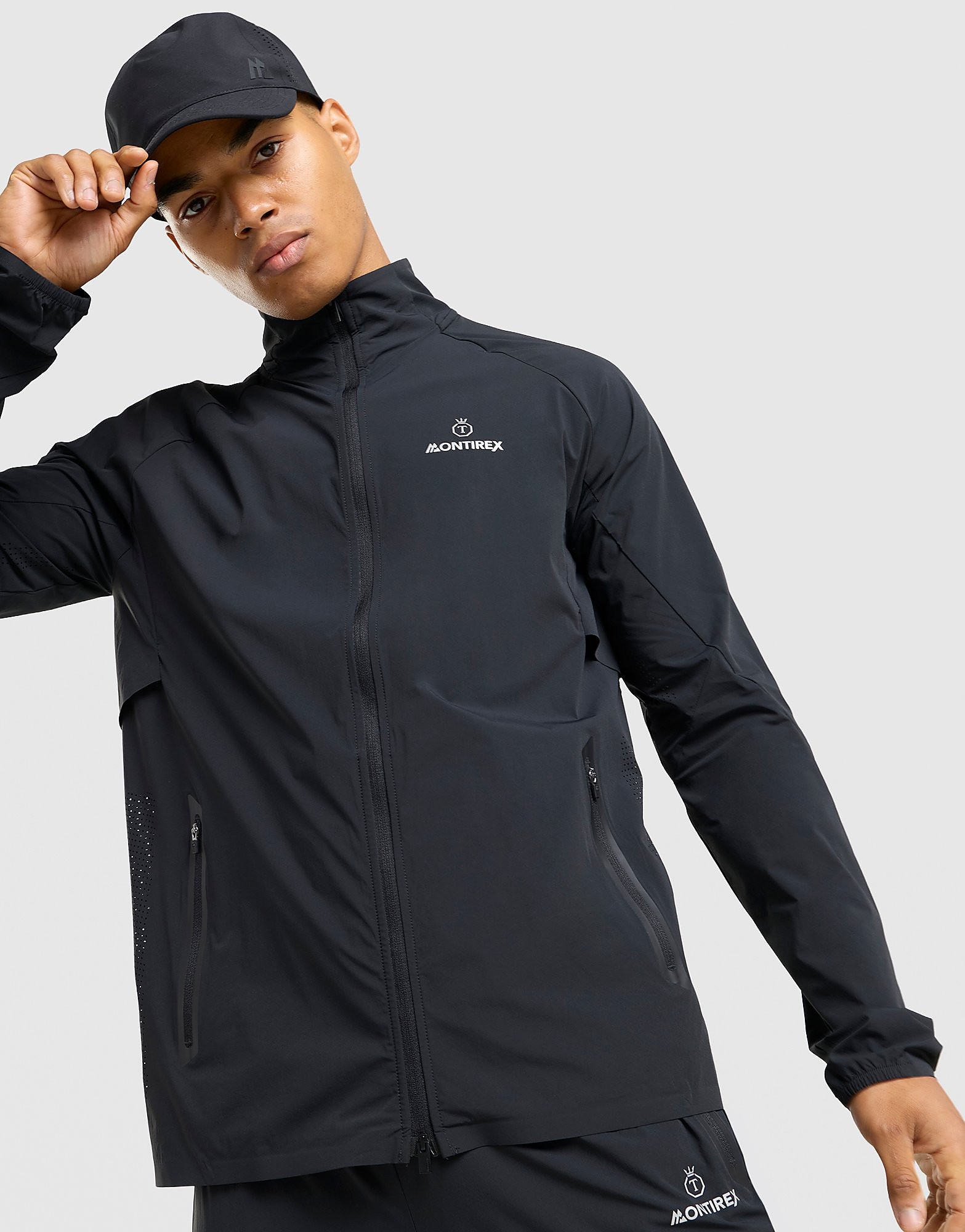 MONTIREX Topuria Woven Jacket - Zwart- Heren, Zwart XS