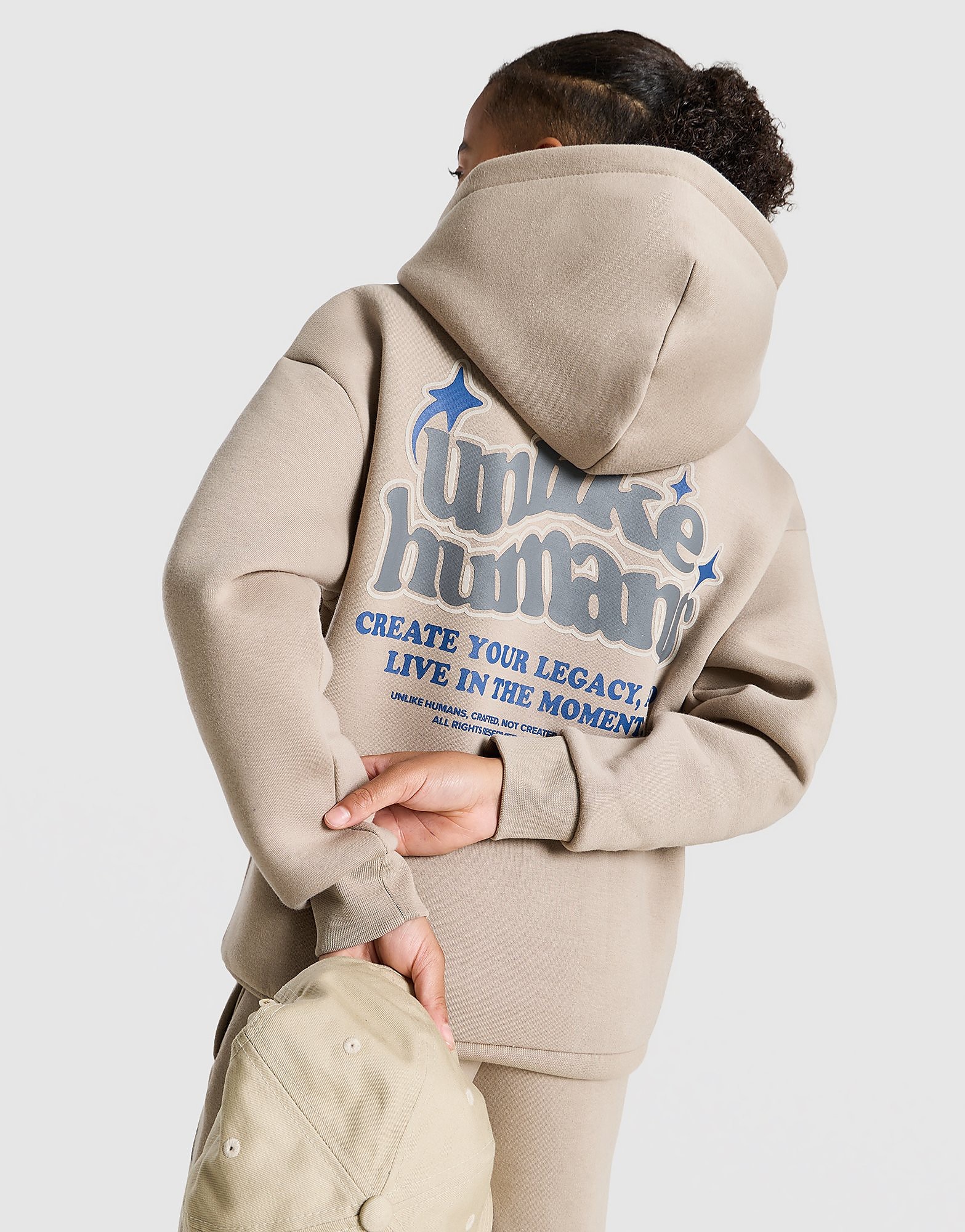 Unlike Humans Legacy Hoodie Junior - Bruin - Kind, Bruin