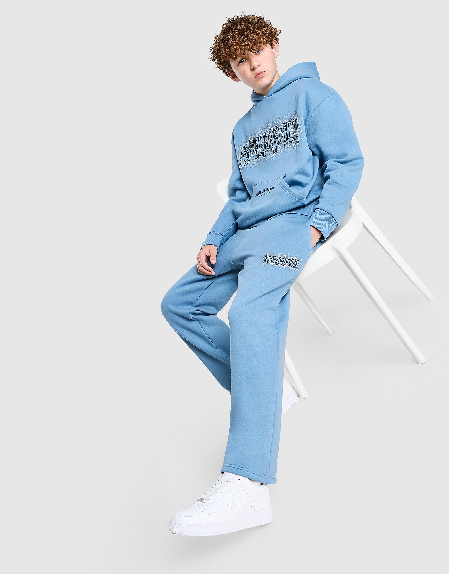 Supply & De d Link Joggers Junior Blauw Kind Blauw