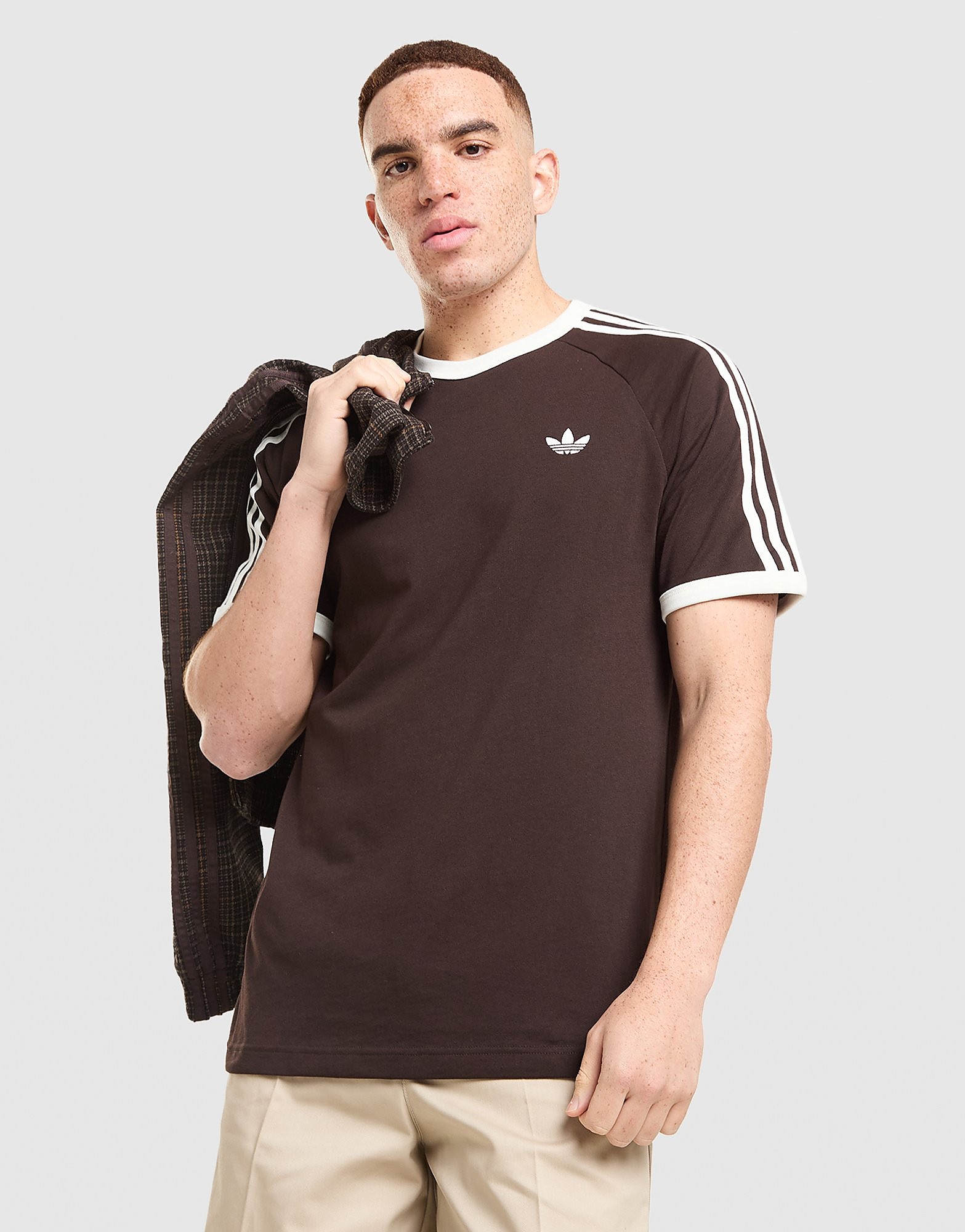 Adidas Originals Cali T-Shirt Bruin- Heren Bruin