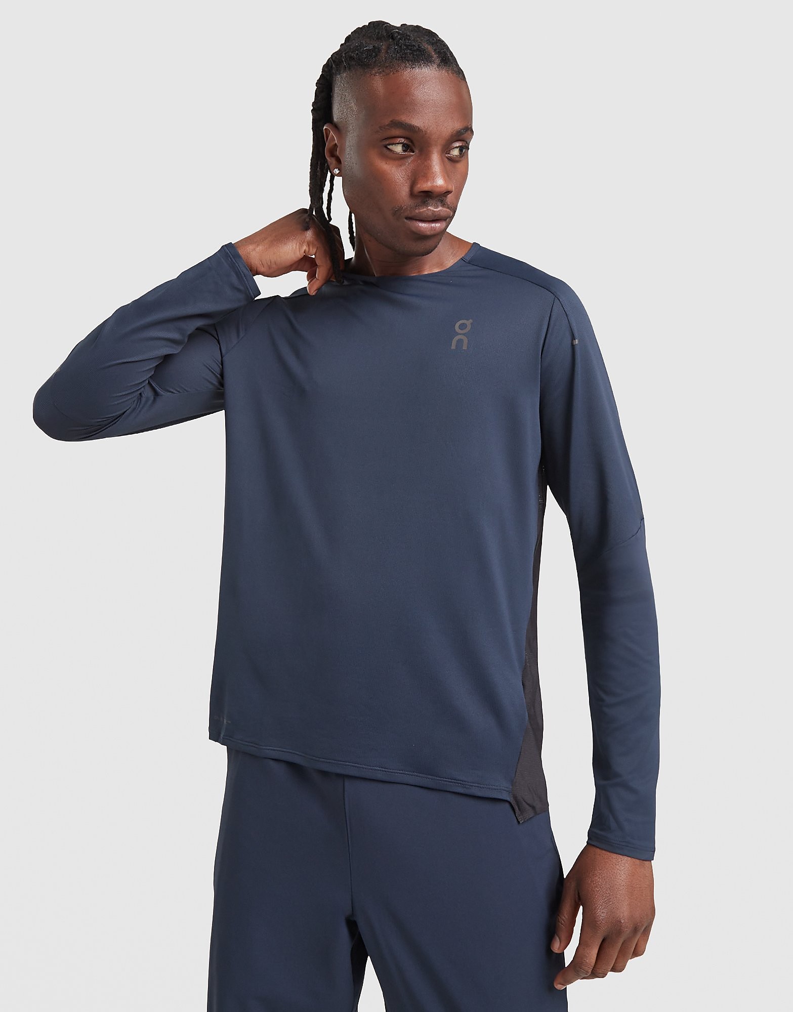 ON Running Performance Long Sleeve T-Shirt Zwart- Heren Zwart