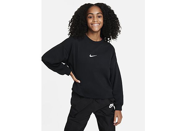Nike Sportswear Dri-FIT sweatshirt met ronde hals voor meisjes Sportswear Black- Dames Black
