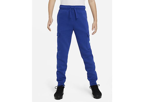 Nike Cargobroek van fleece met graphic voor jongens Sportswear Deep Royal Blue- Heren Deep Royal Blue
