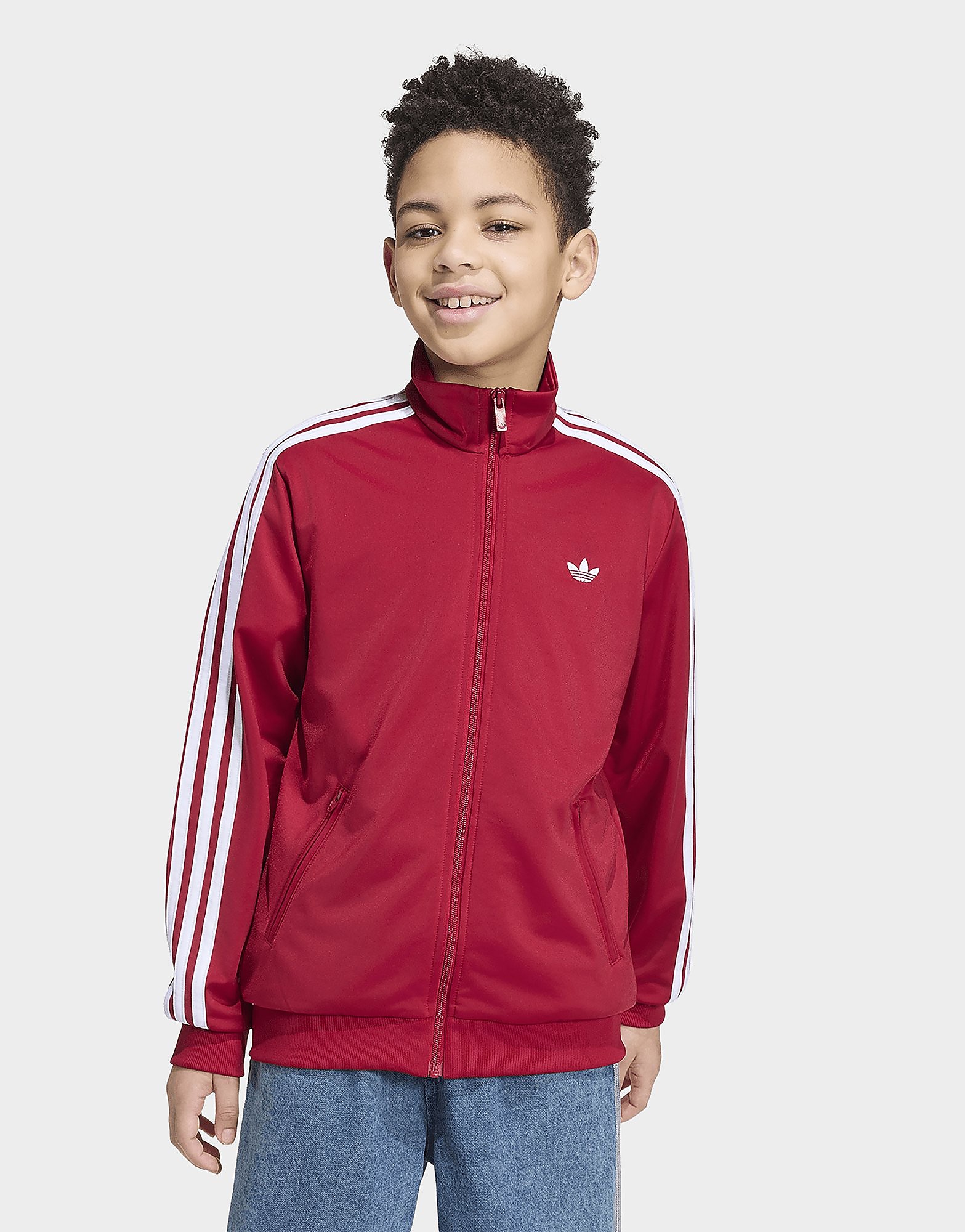 Adidas Giacca Da Allenamento Firebird Loose - Rosso, Rosso