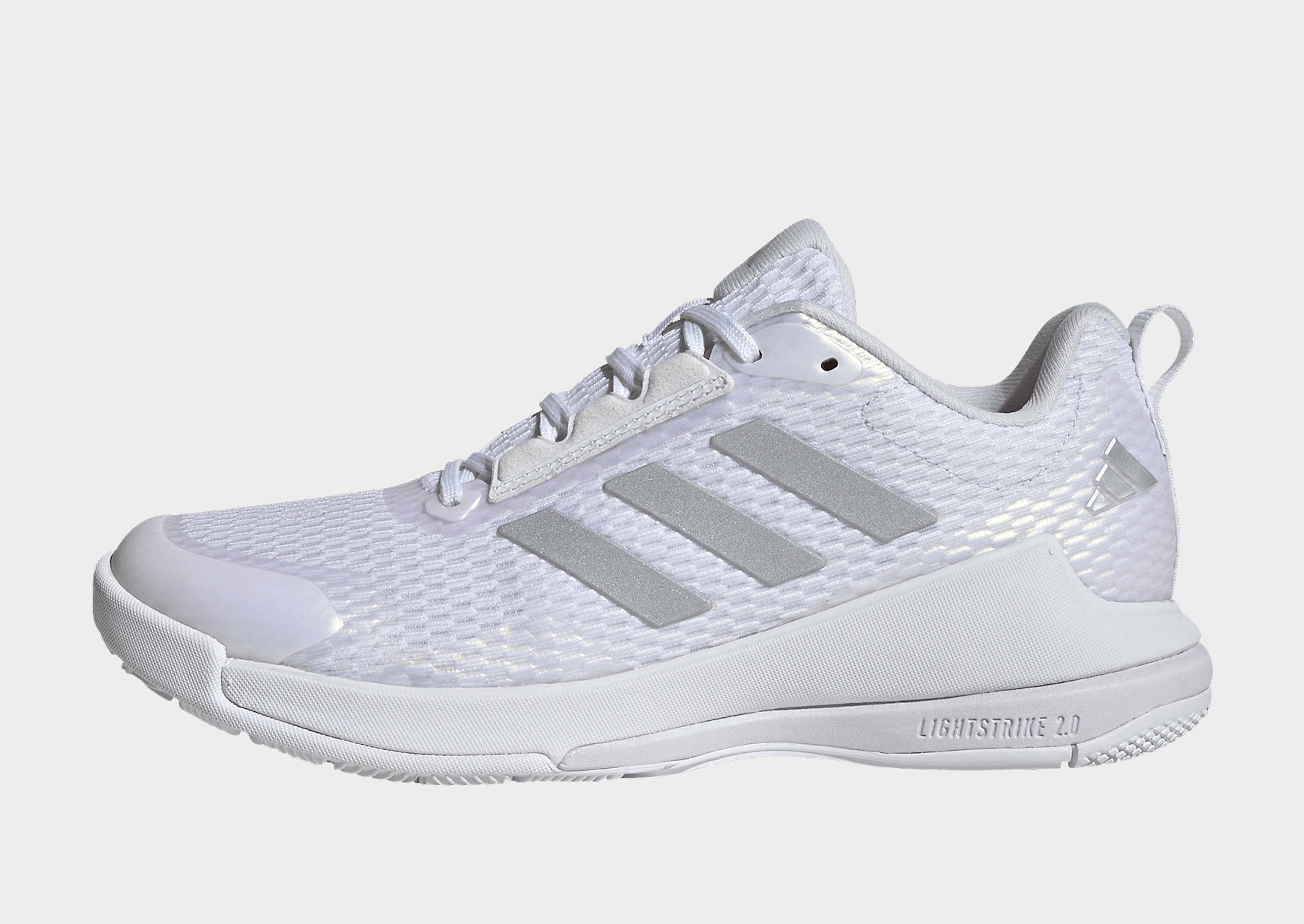 Adidas Donna Bianco Scarpe Indoor Da Novaflight 2 - Immagine 2