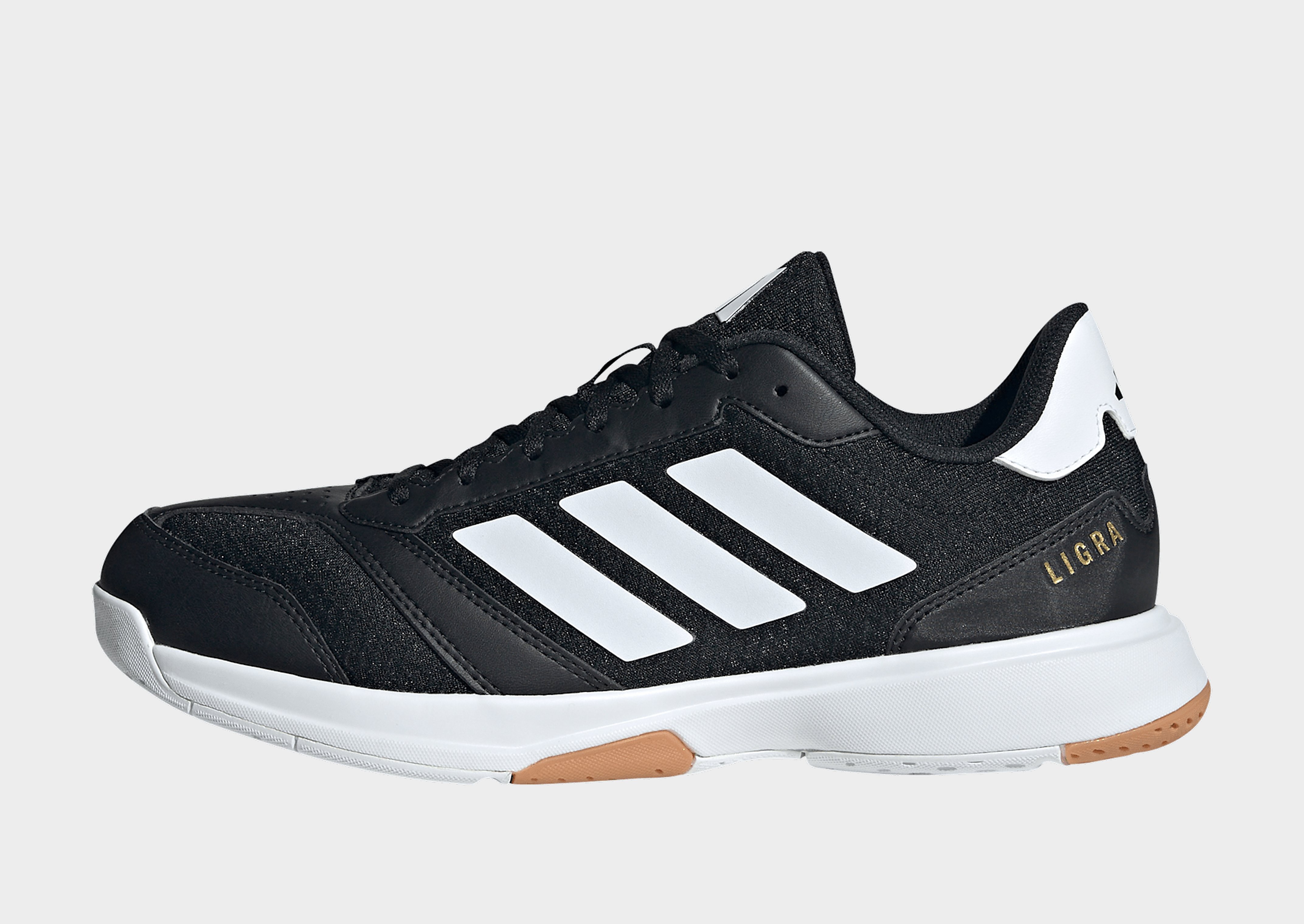 Mens Adidas Scarpe Ligra 8 Indoor - Nero, Nero
