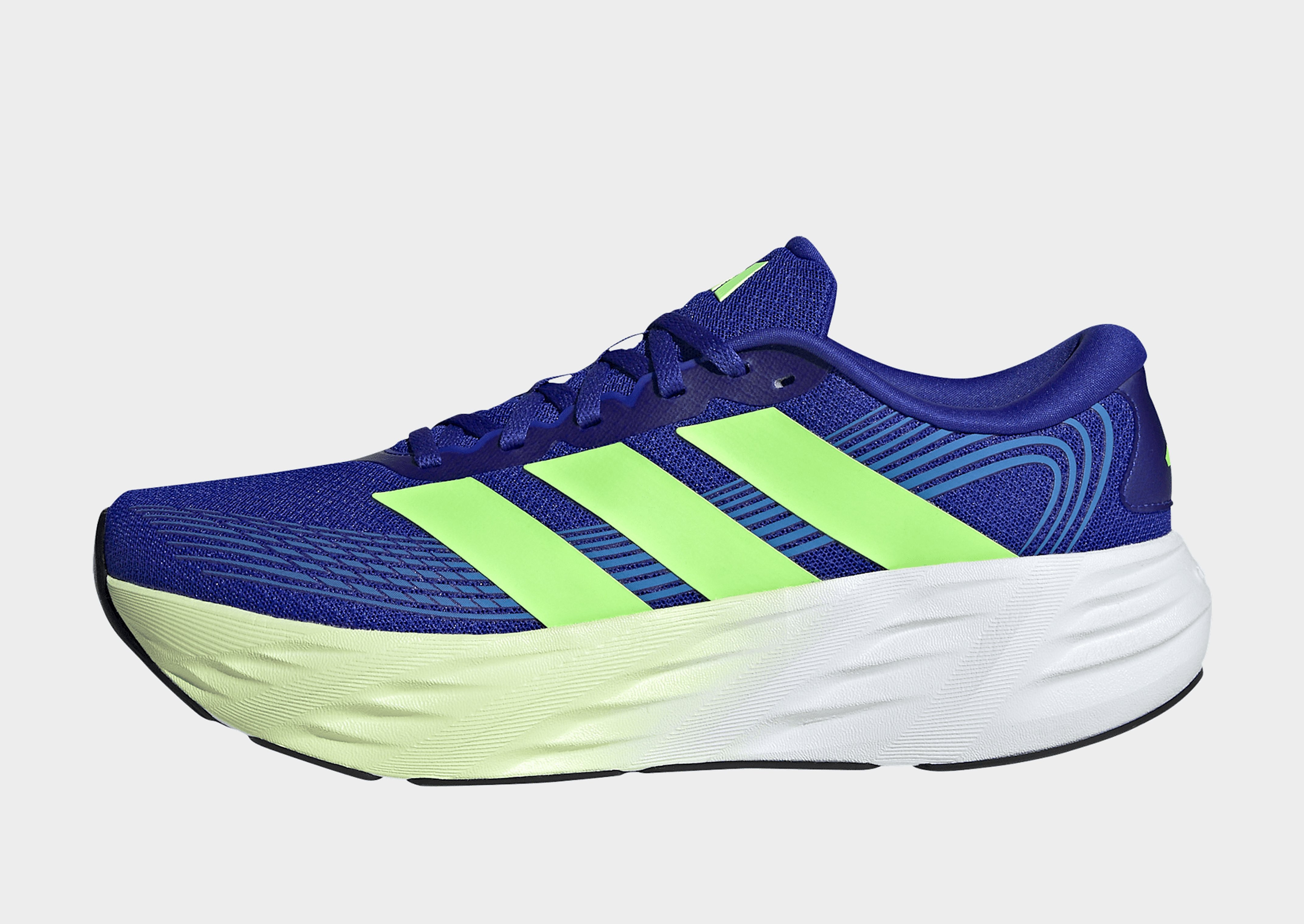 Adidas Performance Uomo Blu - Galaxy 8 - Scarpe Da Corsa Lucido E Verde - Immagine 4