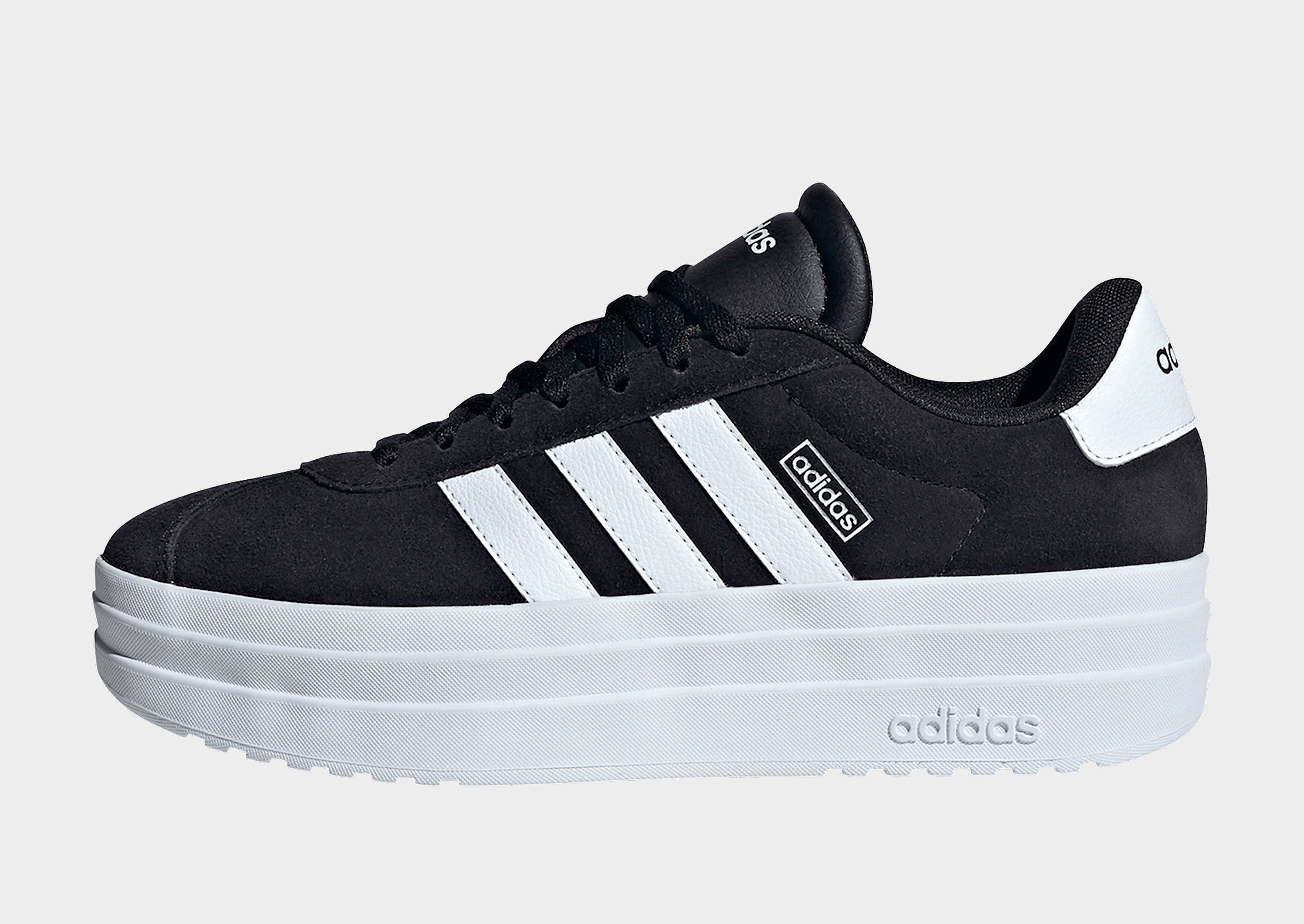 Womens Adidas Scarpe Vl Court Bold - Nero, Nero