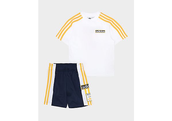 Adidas Originals Popper T-Shirt Shorts Set Children Night Indigo Kind Night Indigo