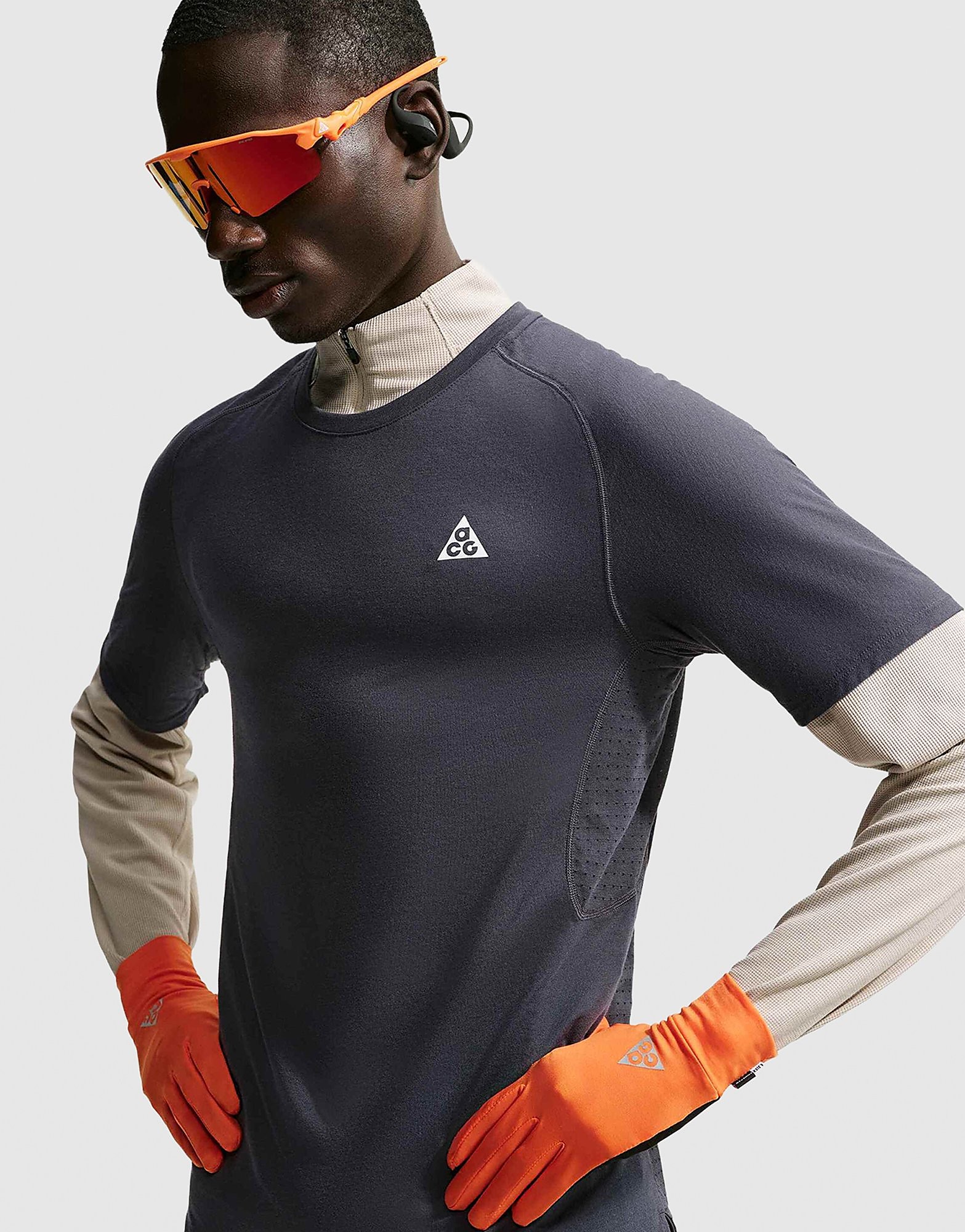 Nike ACG SOLAR T GRID - Grijs- Heren, Grijs