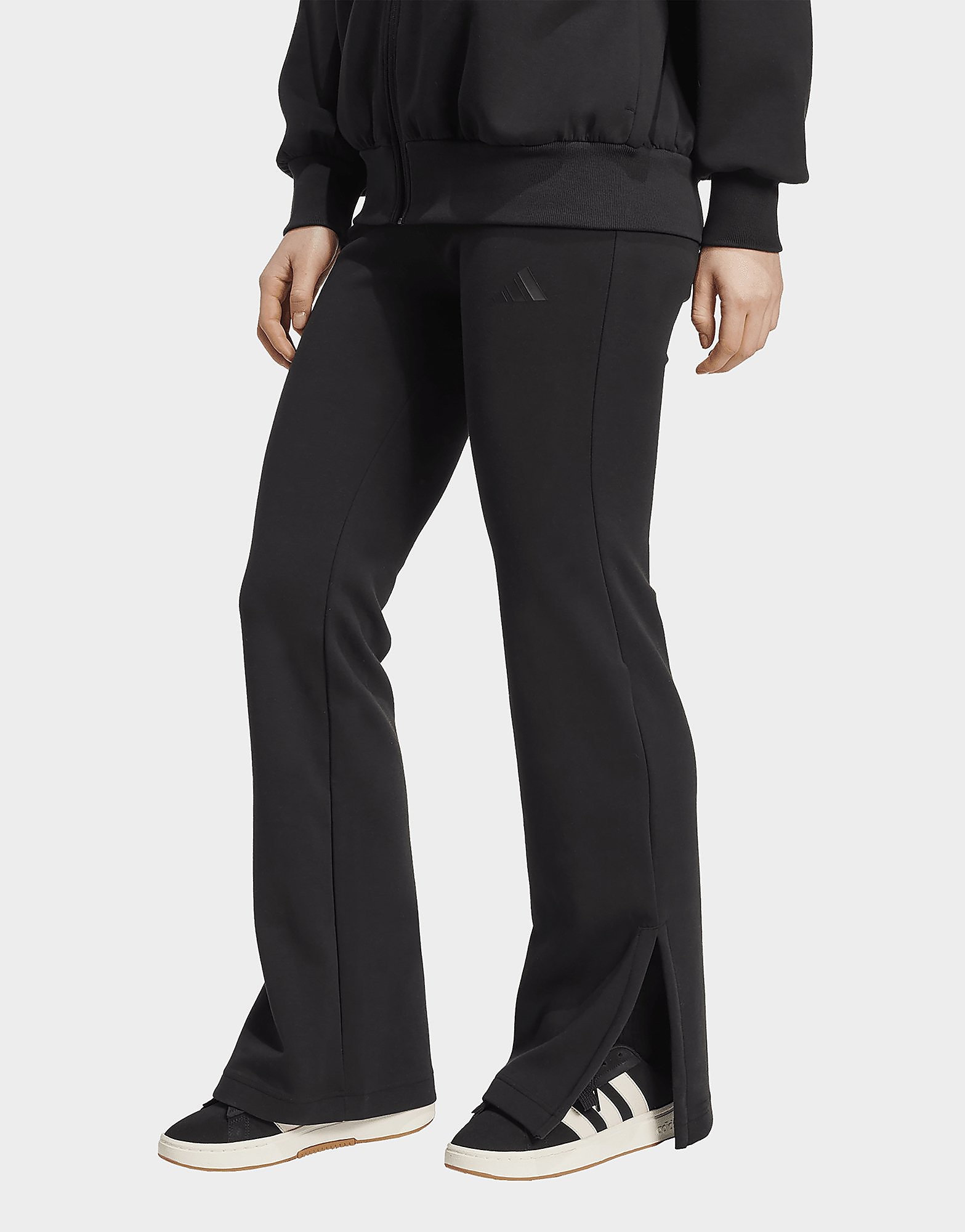 Womens Adidas Pantaloni Svasati Soft Lux - Nero, Nero