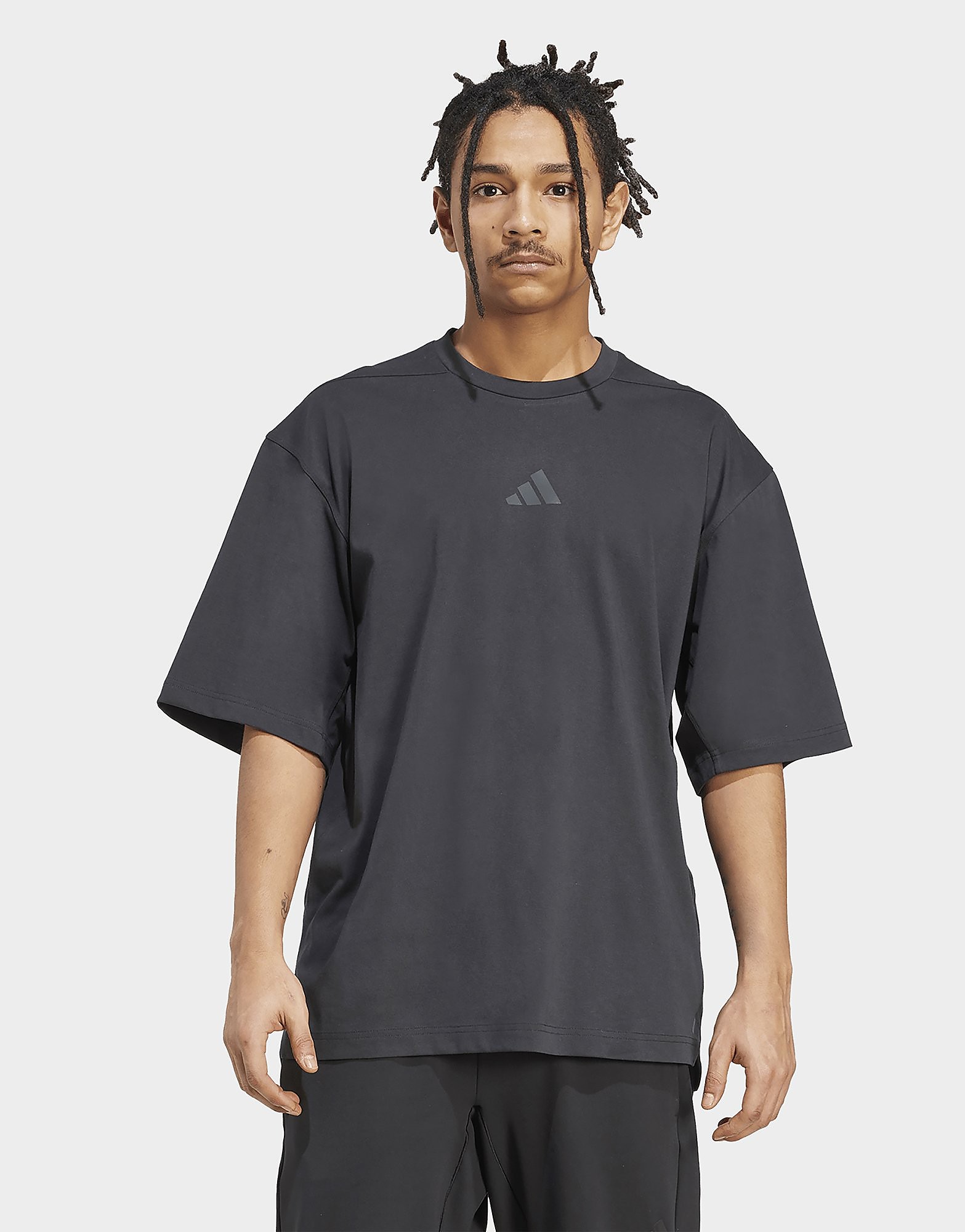 Mens Adidas T-Shirt Primelift Workout Oversize - Nero, Nero