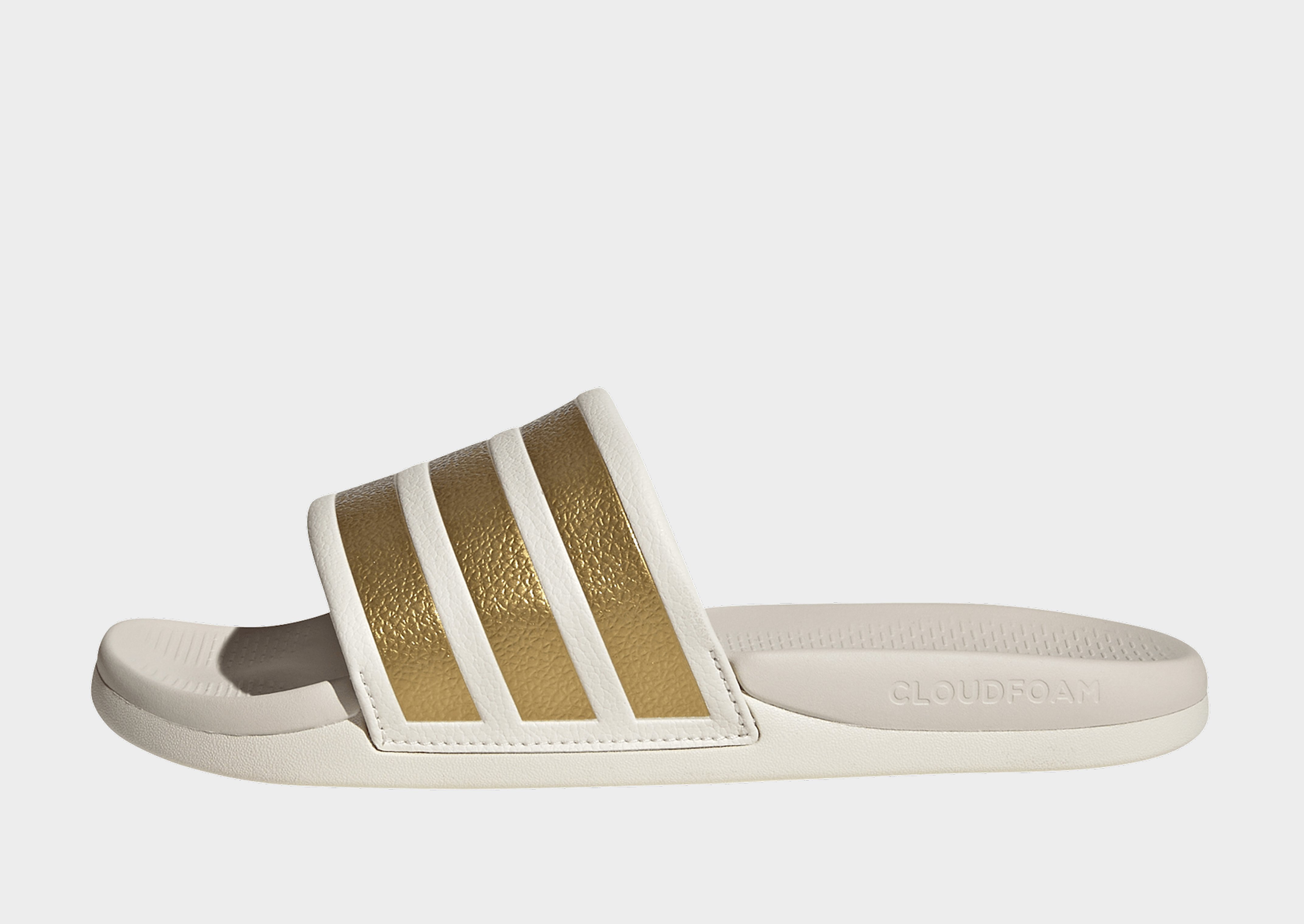 Adidas Womens Ciabatte Adilette Comfort 2.0 - Bianco, bianco