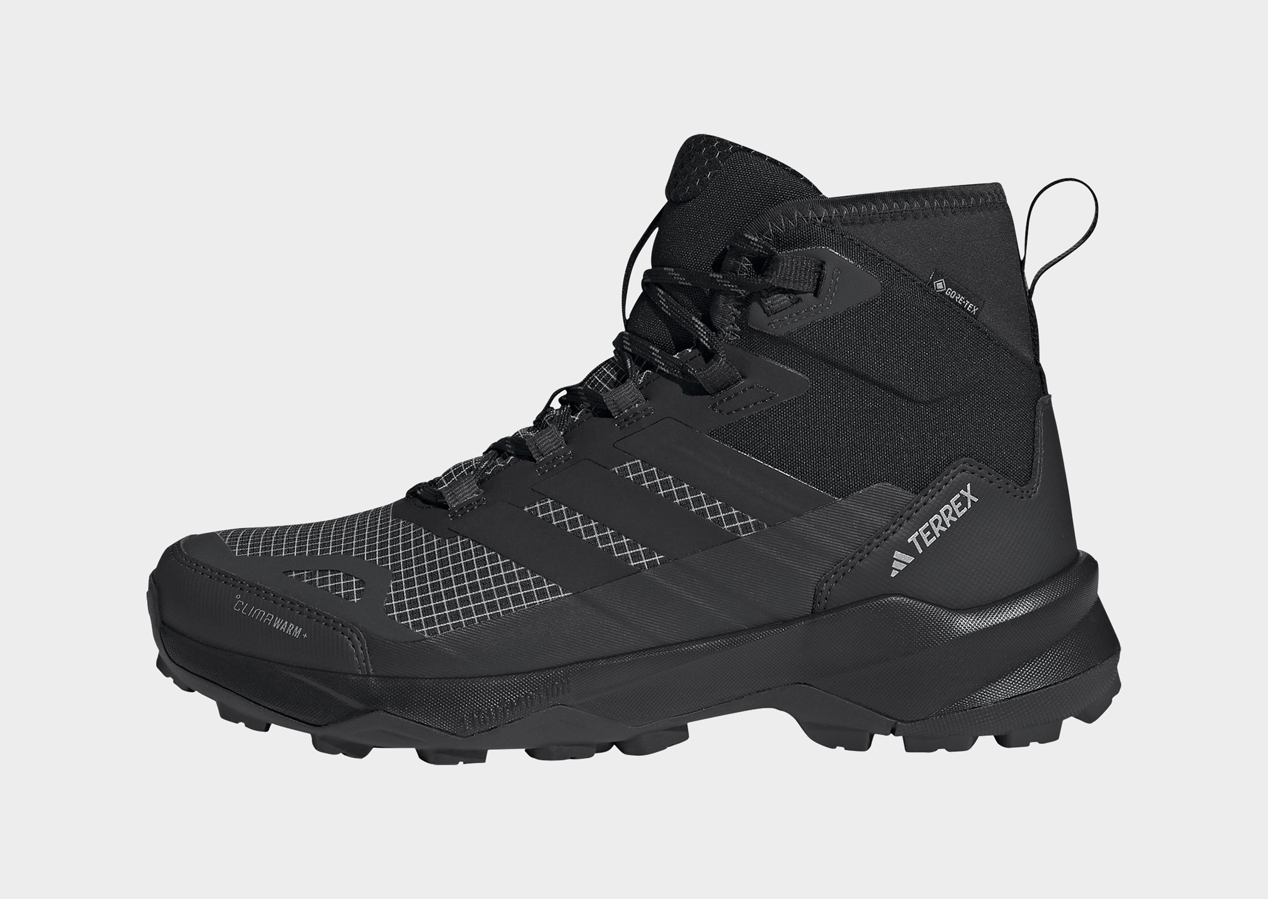 Mens Adidas Scarpe Da Trekking Terrex Skychaser Ax5 Mid Gore-Tex Climawarm+ - Nero, Nero